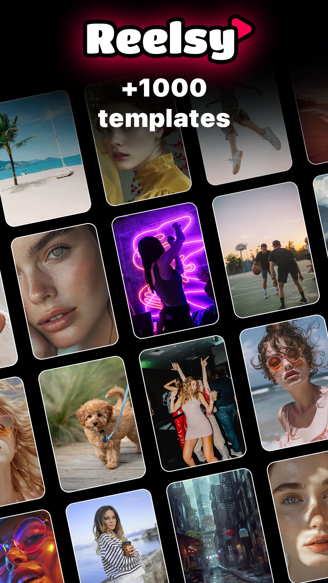 اسکرین شات 1 برنامه Reelsy Reel Maker Video Editor