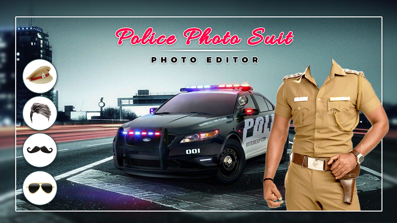 اسکرین شات 8 برنامه Men Police suit Photo Editor