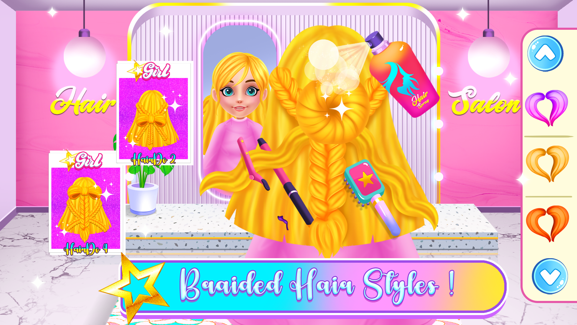 اسکرین شات 4 برنامه Girl Hair Salon and Beauty