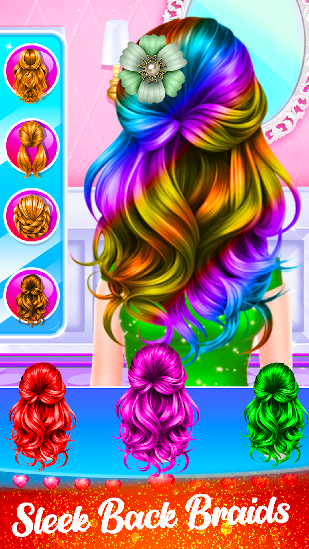 اسکرین شات 3 برنامه Glam Girl Hair Salon Makeover