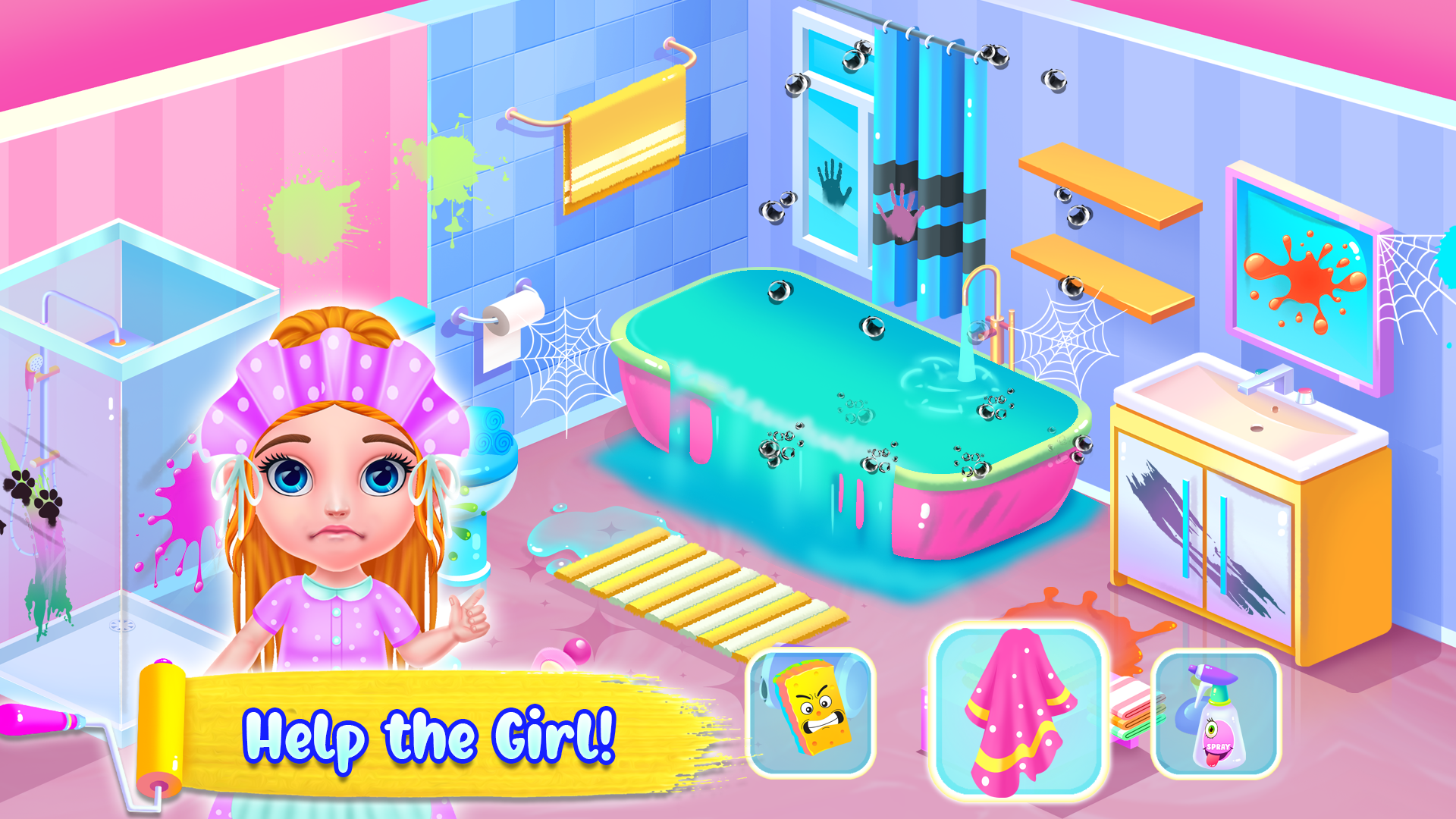 اسکرین شات 7 برنامه Princess Doll House Cleaning