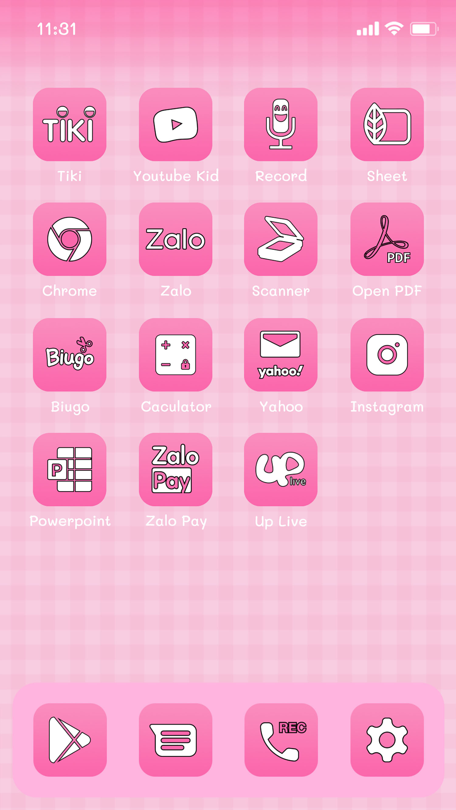 اسکرین شات 2 برنامه Wow Bear Theme - Icon Pack