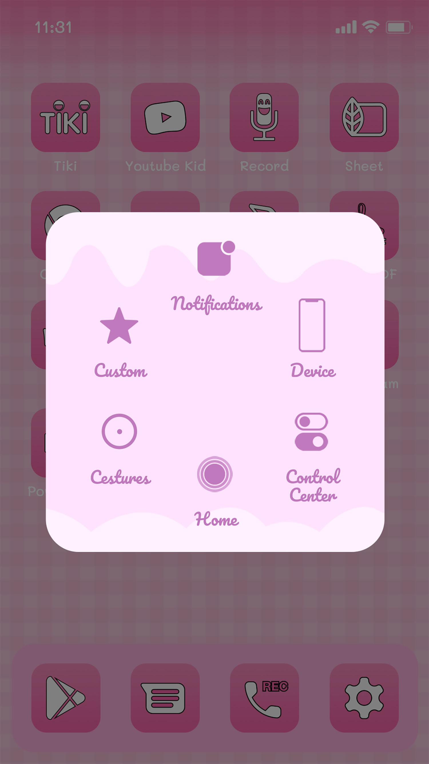 اسکرین شات 6 برنامه Wow Bear Theme - Icon Pack