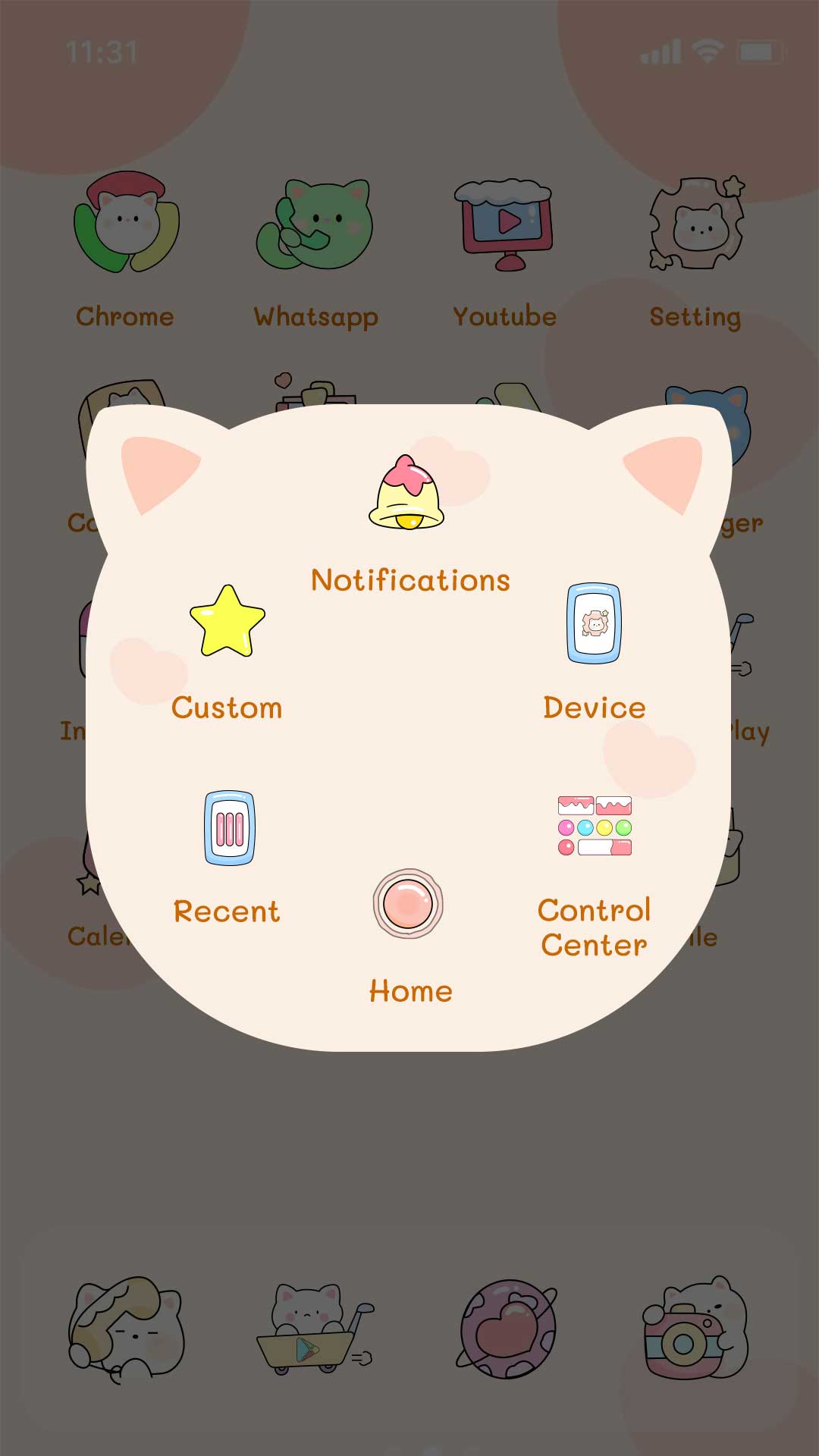 اسکرین شات 6 برنامه Wow Jazzy Cat  Icon Pack