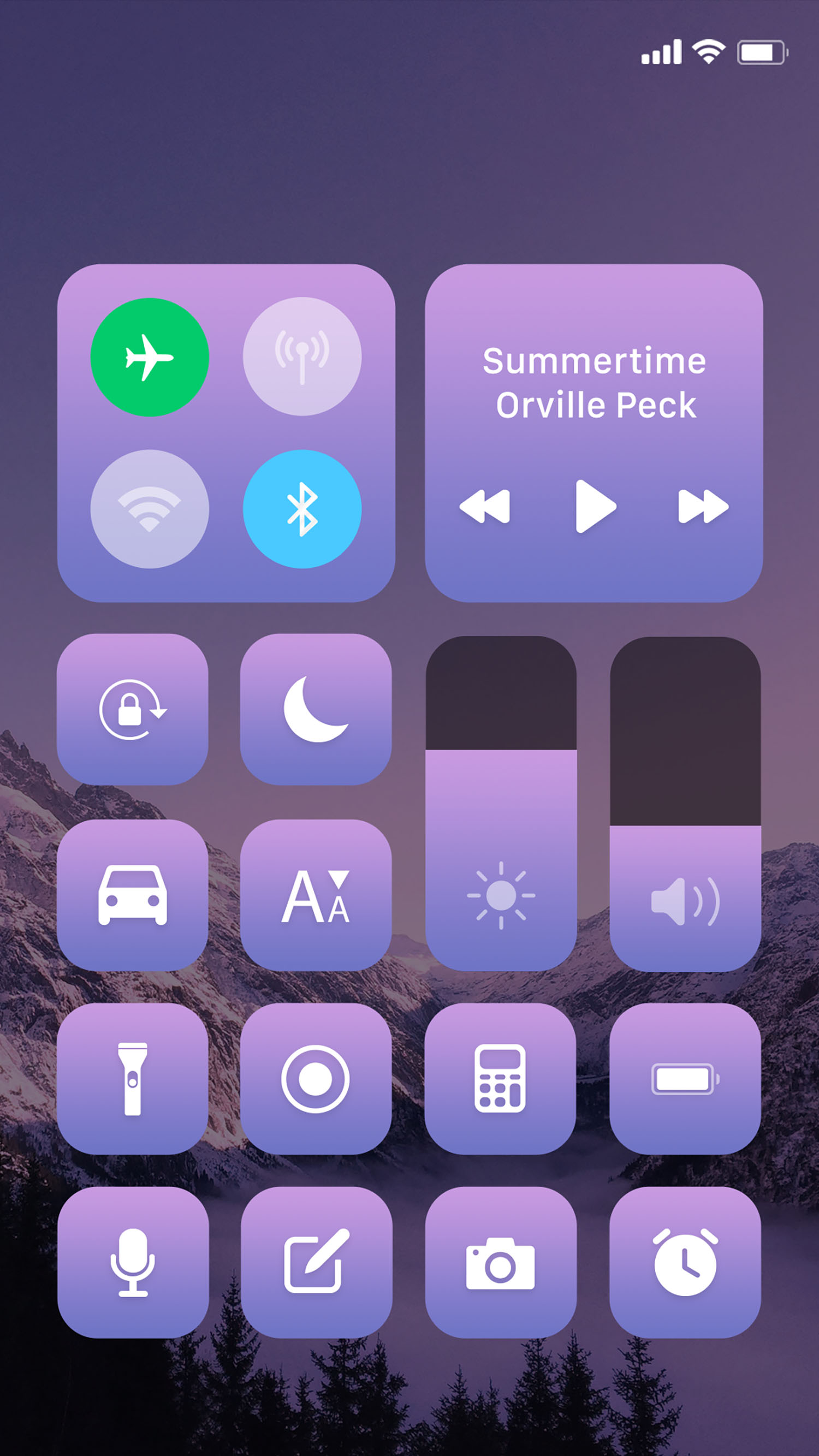 اسکرین شات 5 برنامه Wow Lavender Light - Icon Pack