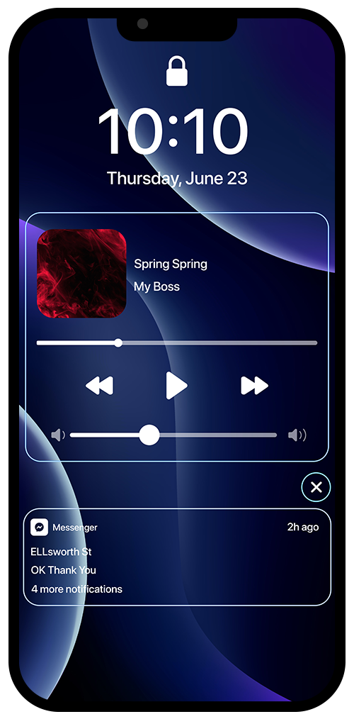 اسکرین شات 3 برنامه Wow Glow Theme - Icon Pack