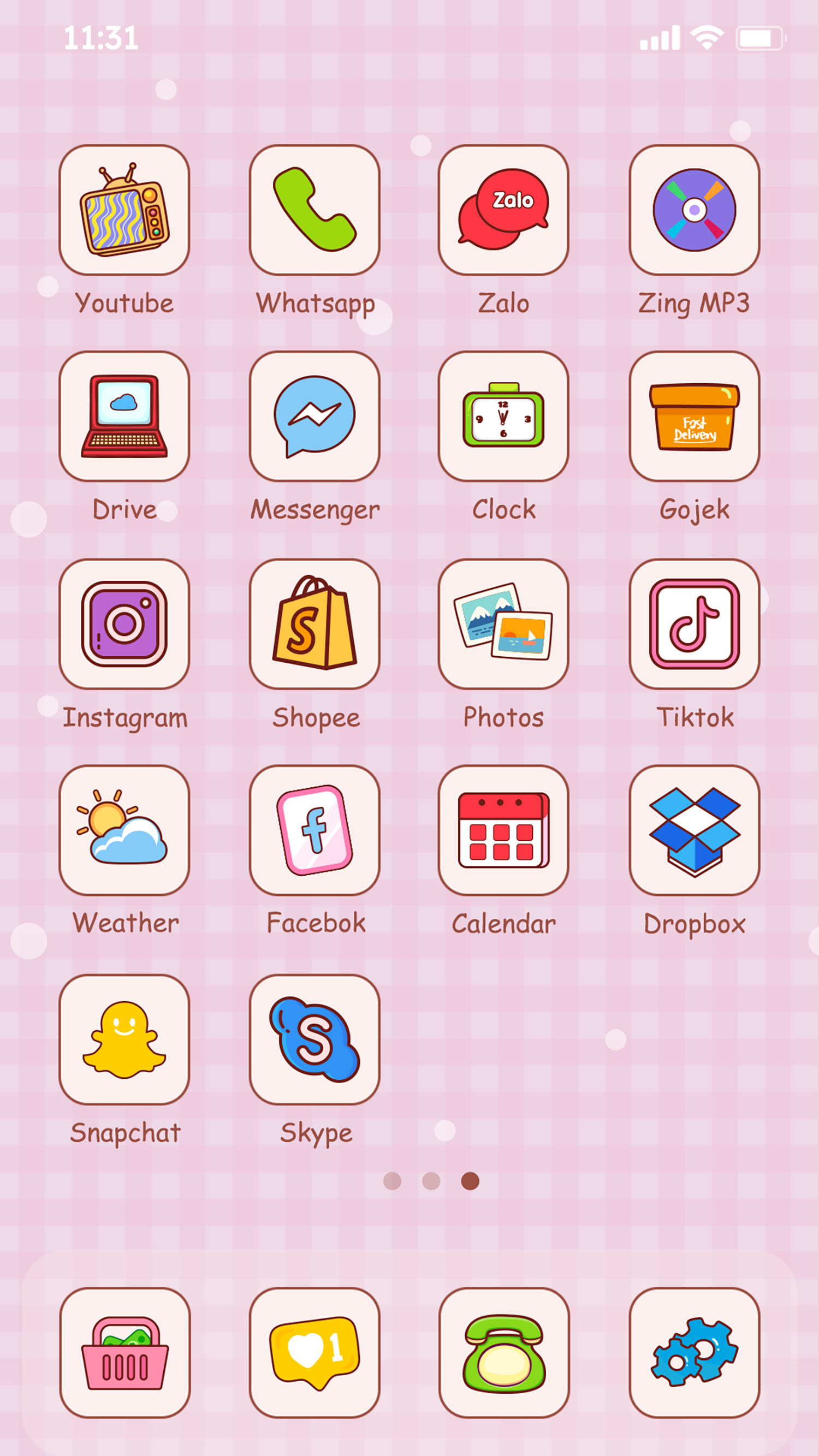 اسکرین شات 2 برنامه Wow Cat Theme  - Icon Pack