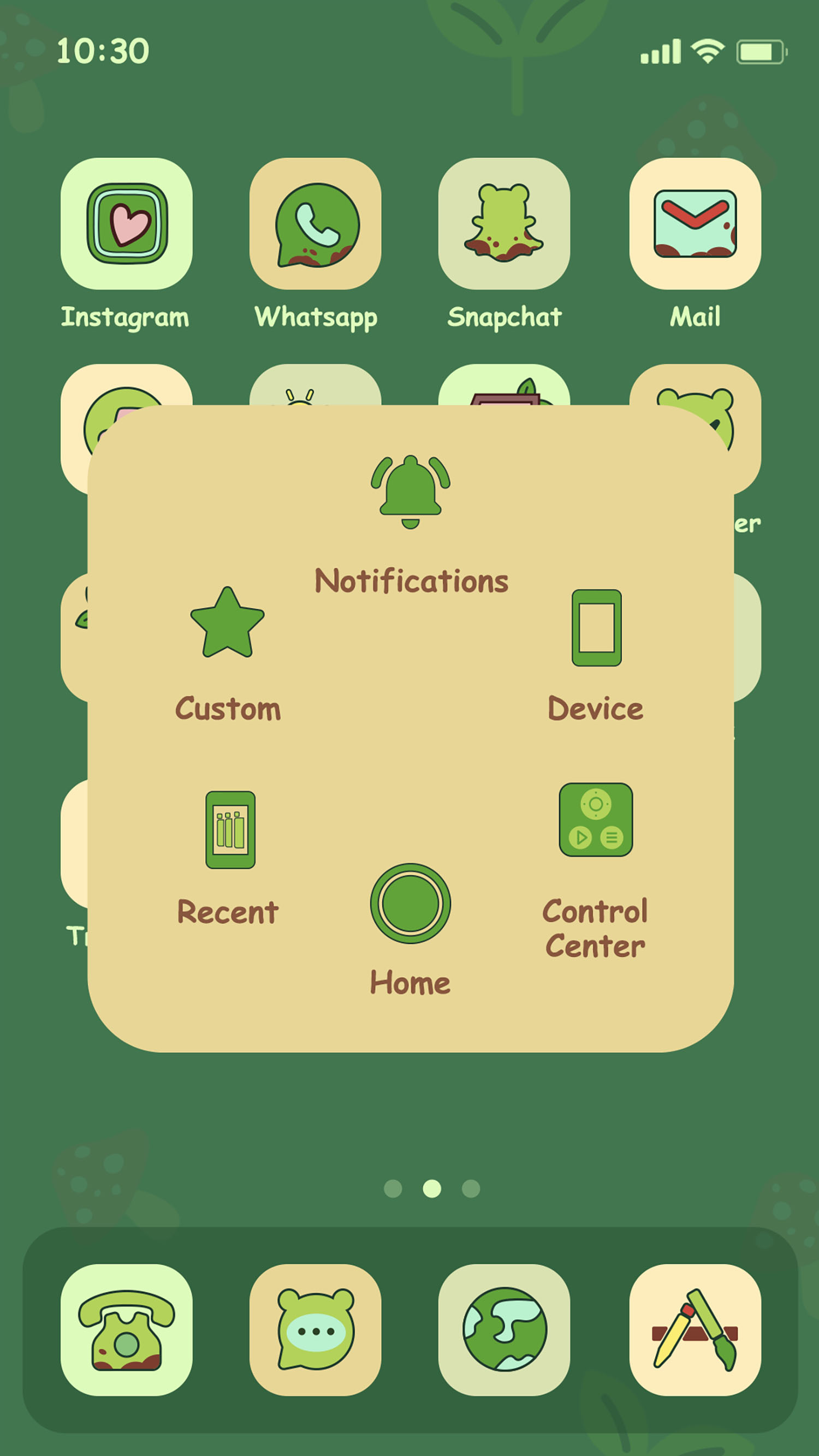 اسکرین شات 6 برنامه Wow Frog Theme - Icon Pack