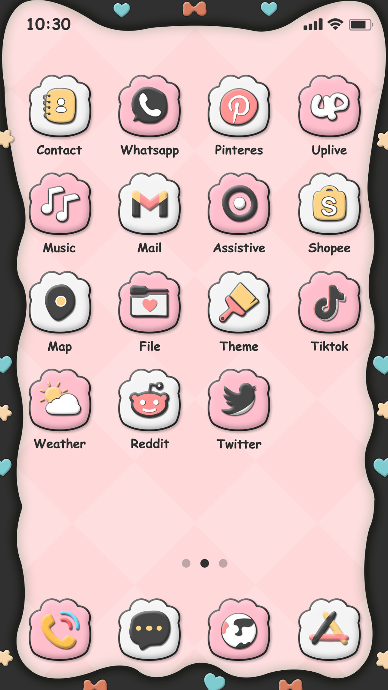 اسکرین شات 2 برنامه Wow Husky Theme - Icon Pack