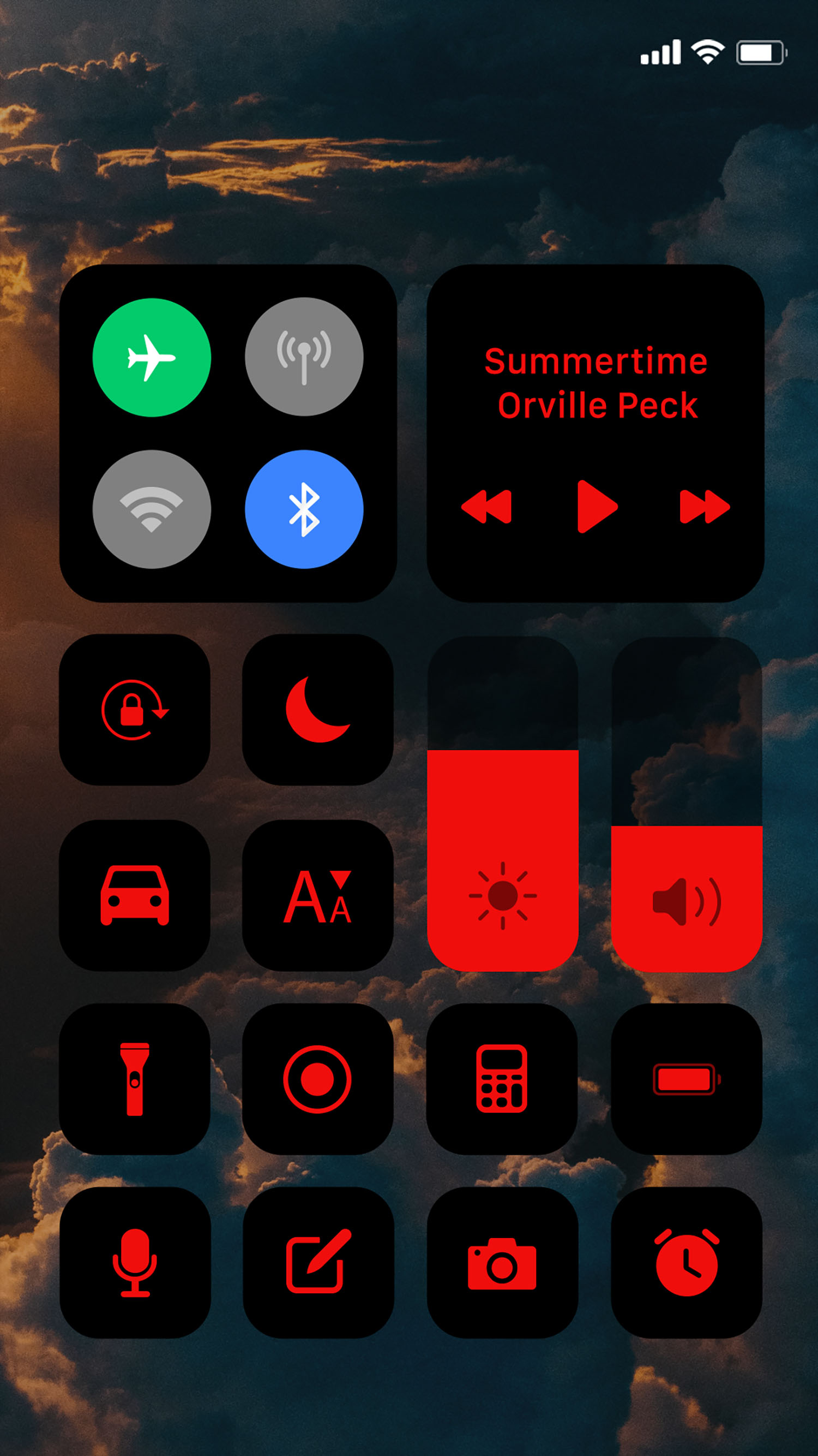 اسکرین شات 5 برنامه Wow Red Black Theme, Icon Pack