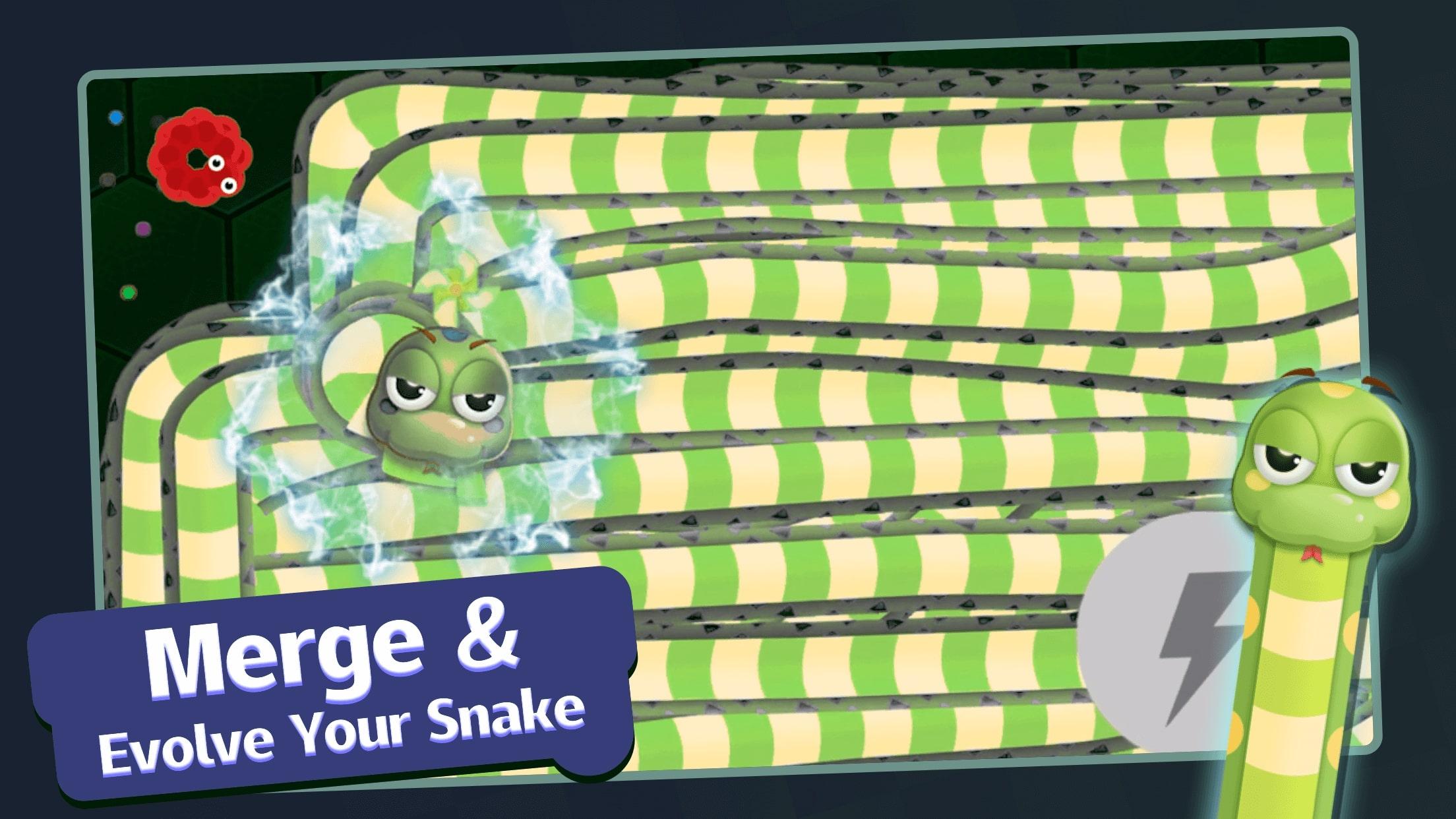 اسکرین شات 3 بازی Merge Snake !