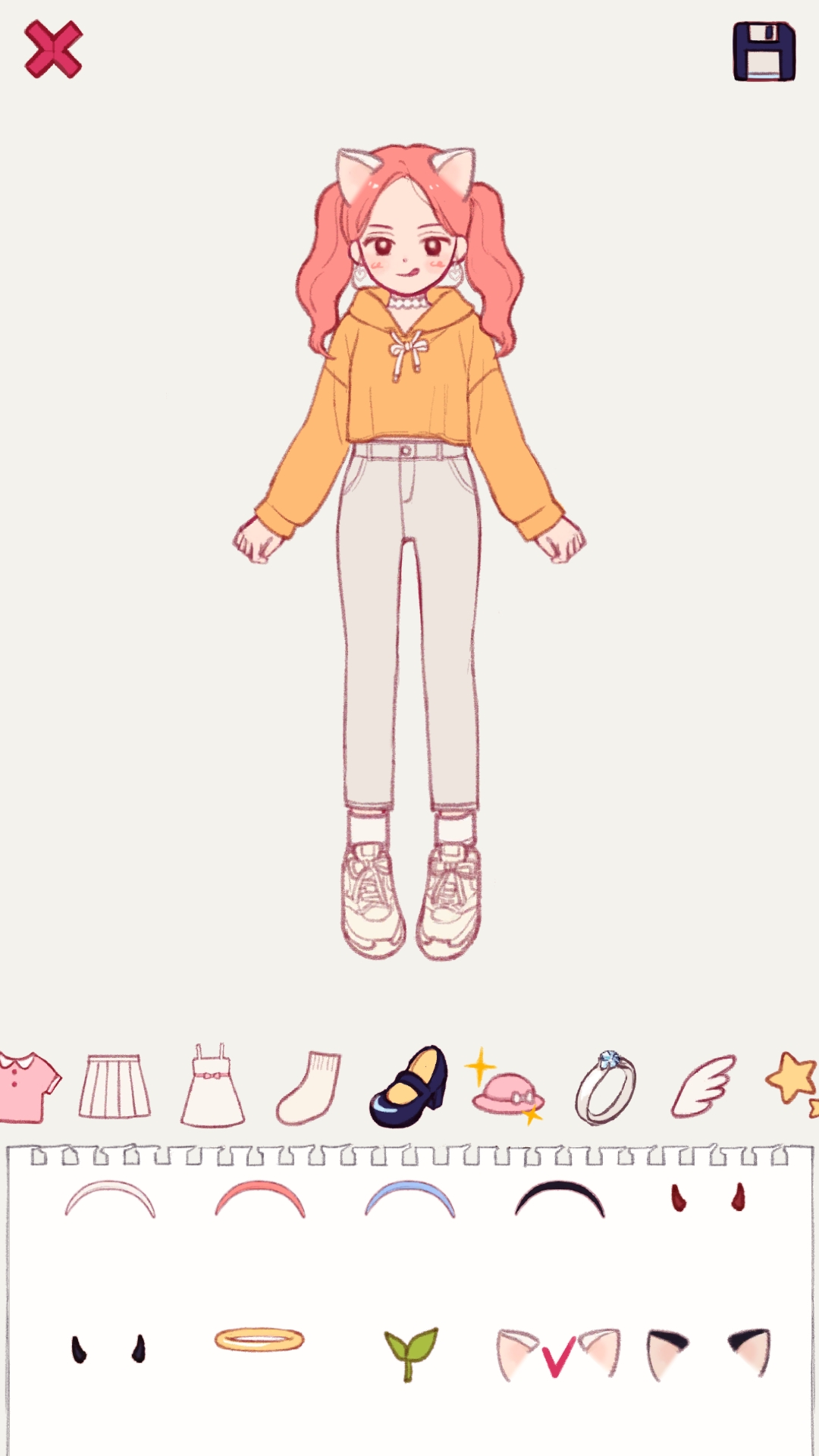 اسکرین شات 4 بازی Pencil Girl : Dress Up Game