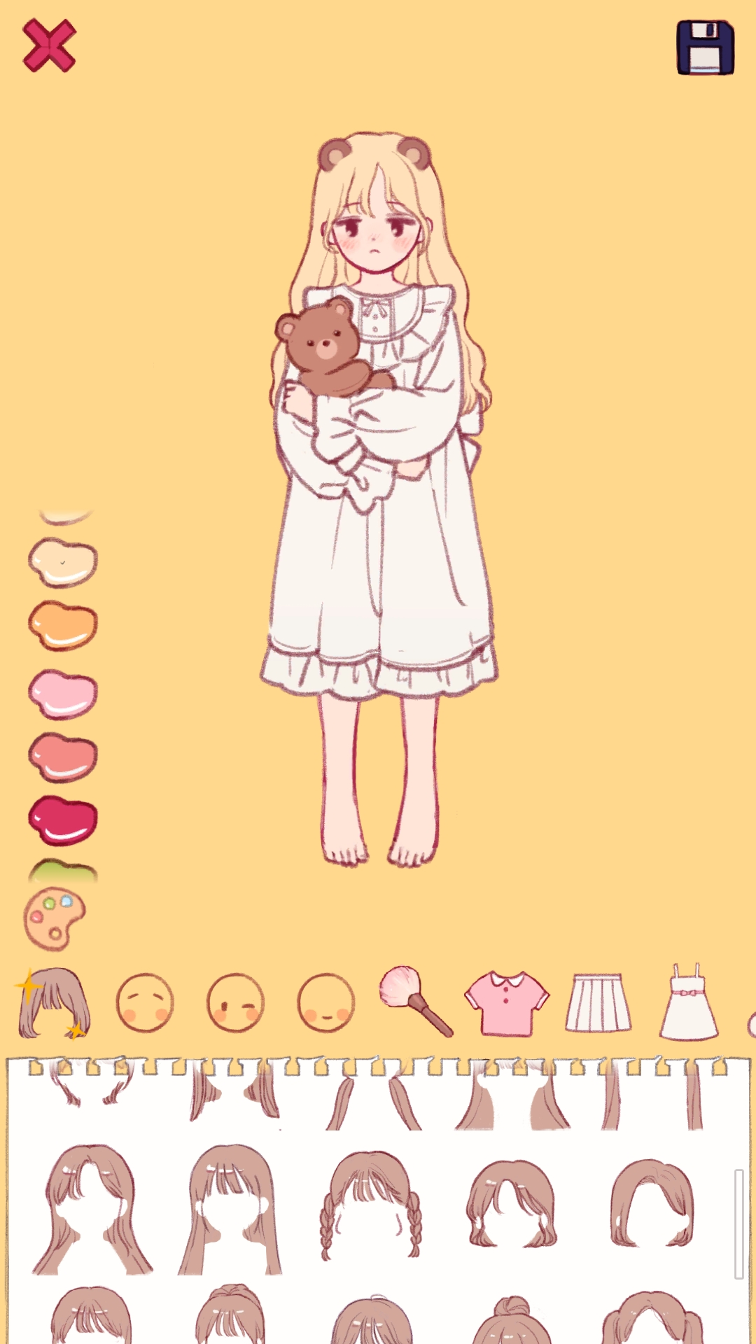 اسکرین شات 2 بازی Pencil Girl : Dress Up Game