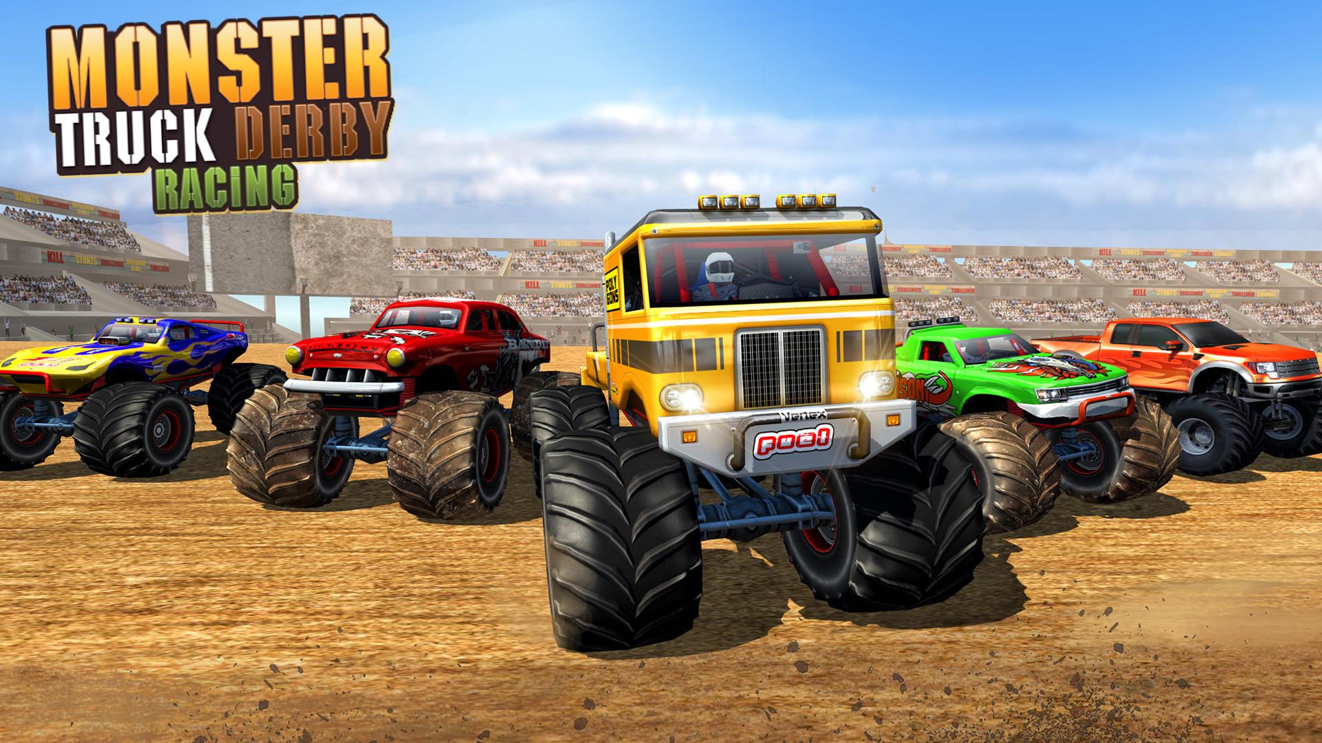 اسکرین شات 6 برنامه Monster Truck Derby Crash Game