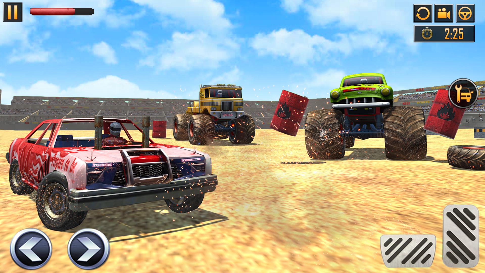 اسکرین شات 7 برنامه Monster Truck Derby Crash Game