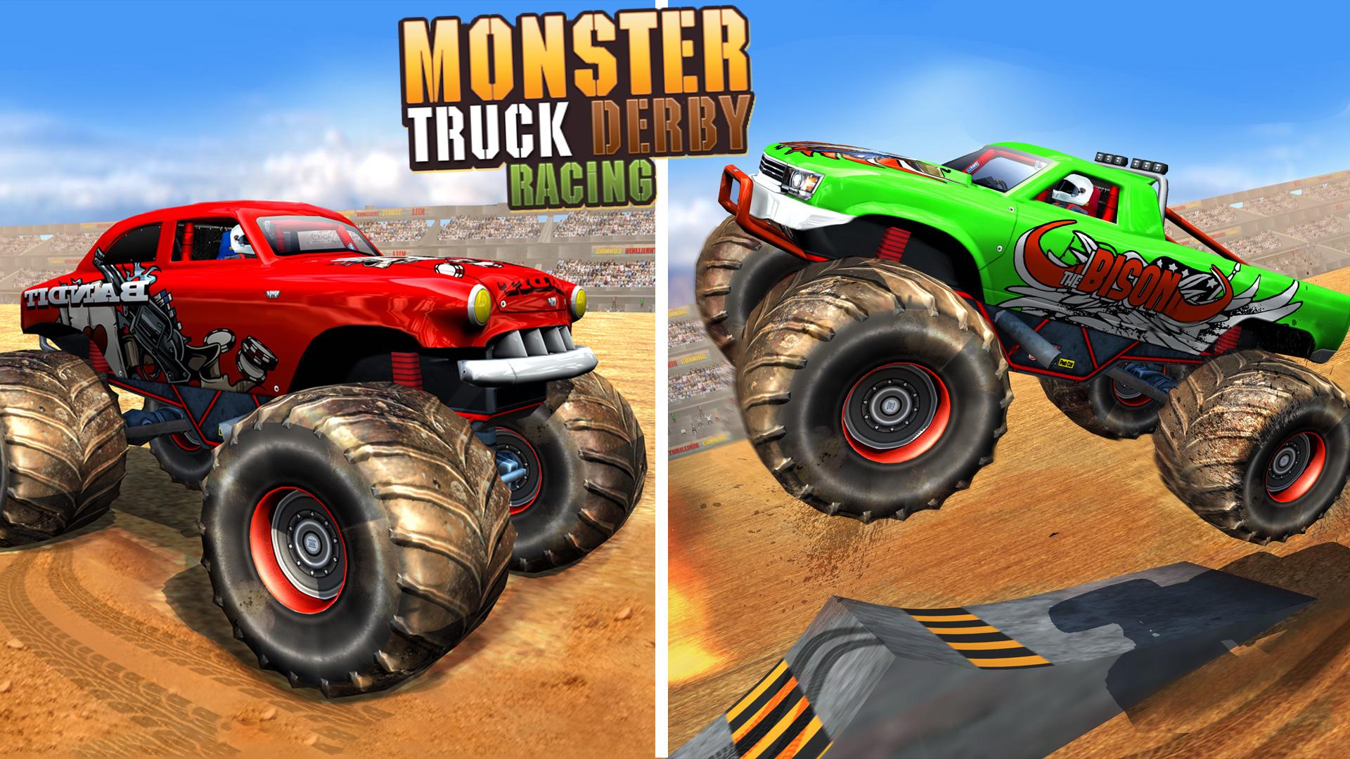 اسکرین شات 5 برنامه Monster Truck Derby Crash Game