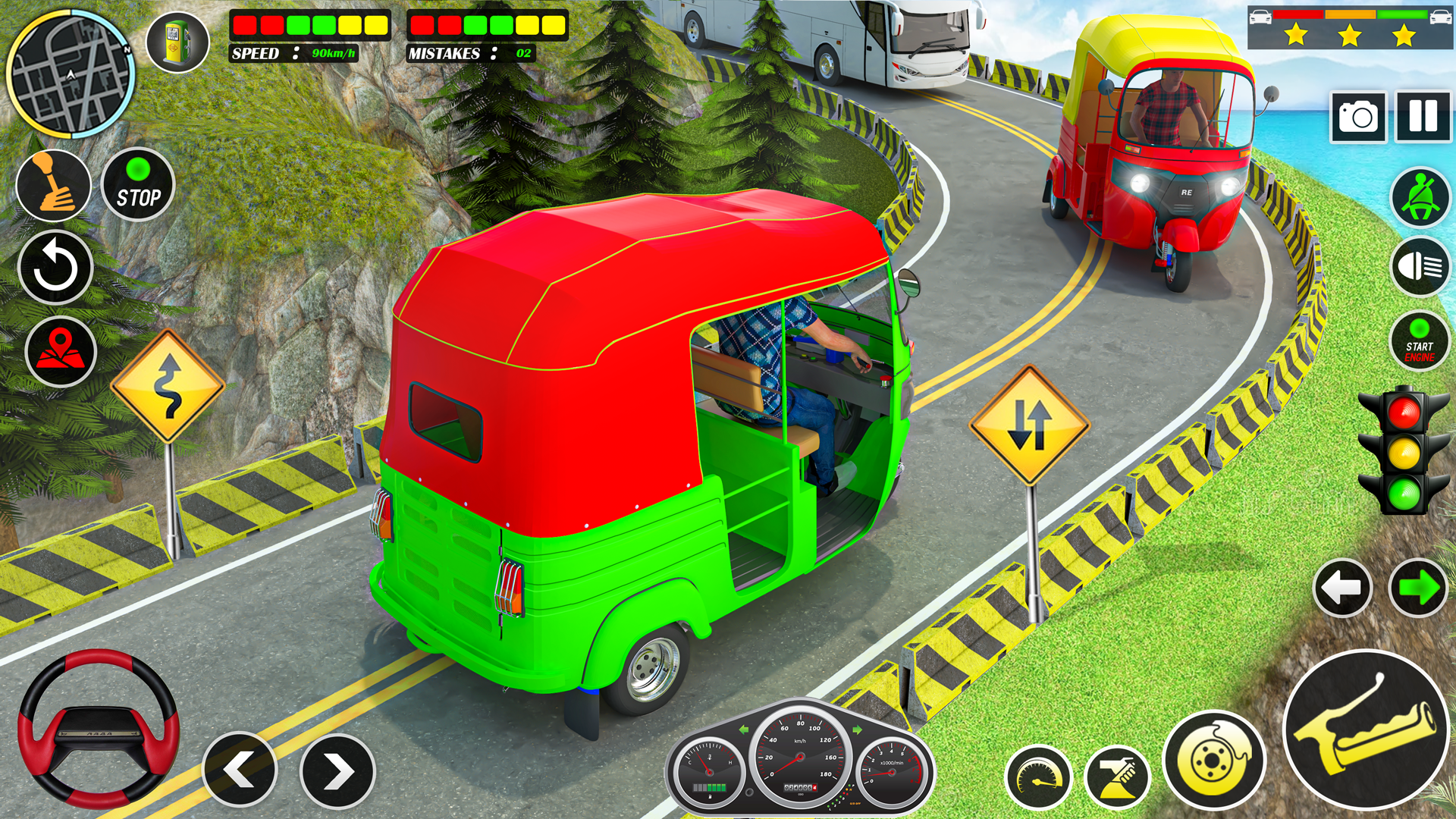 اسکرین شات 3 بازی Tuk Tuk Rikshaw Auto Game