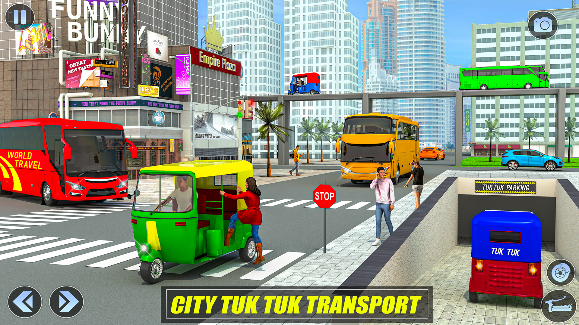 اسکرین شات 5 بازی Tuk Tuk Rikshaw Auto Game