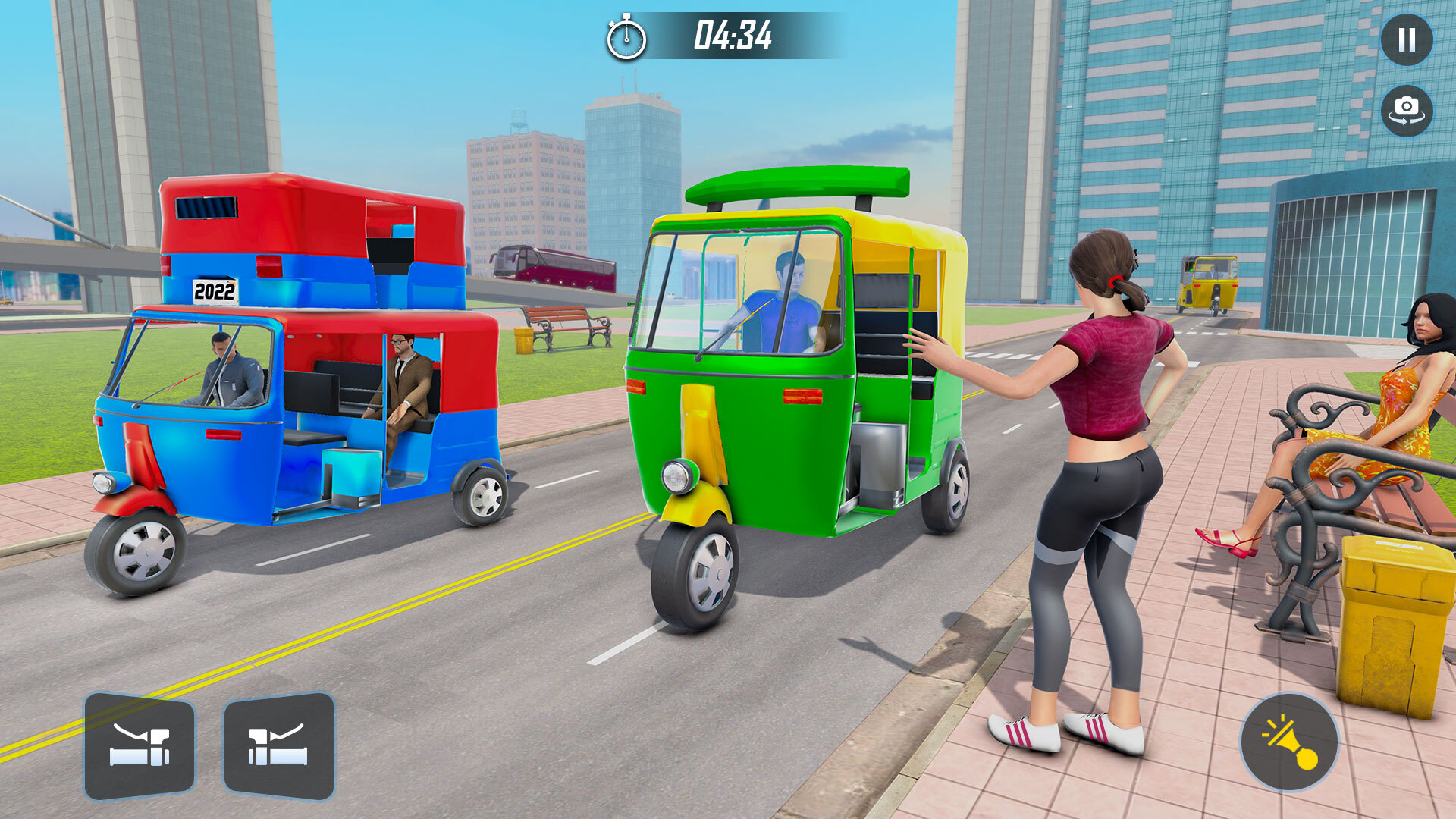 اسکرین شات 4 بازی Tuk Tuk Rikshaw Auto Game