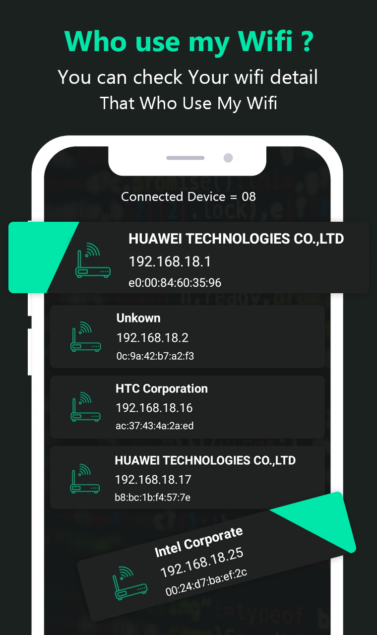اسکرین شات 4 برنامه Who Use My Wifi Thief Detector