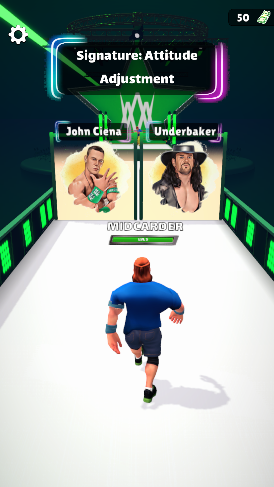 اسکرین شات 4 بازی Wrestling Trivia Run