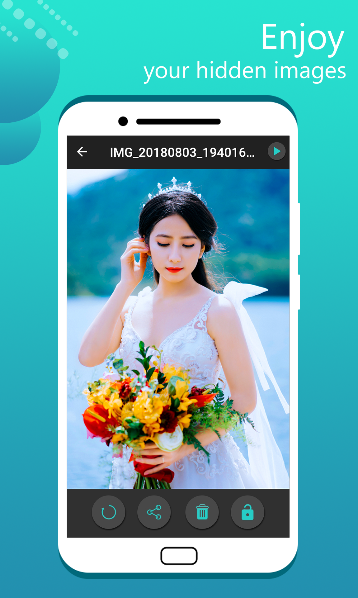 اسکرین شات 4 برنامه Audio Manager:Hide photo,video