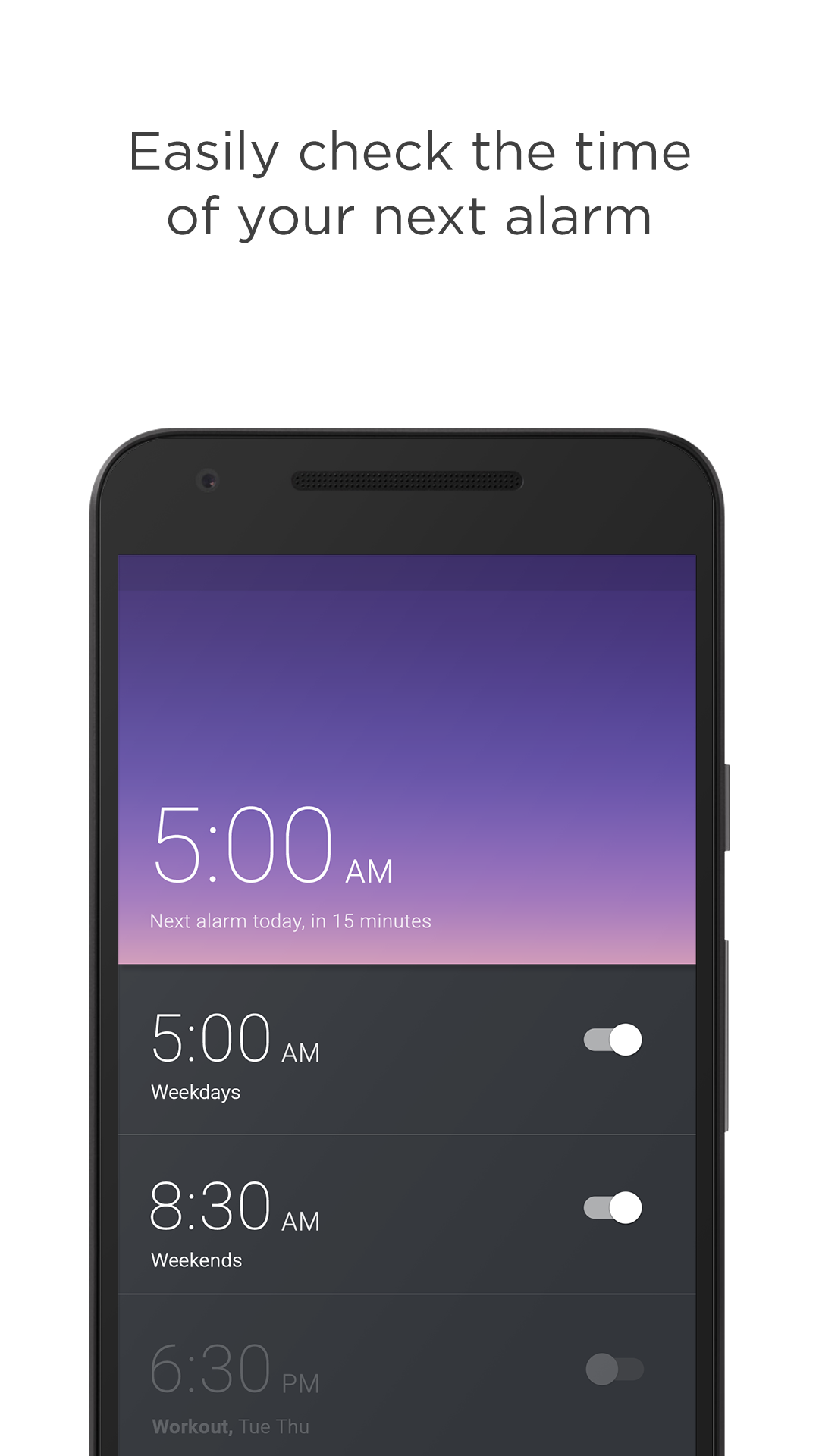 اسکرین شات 1 برنامه Alarm Clock Puzzle