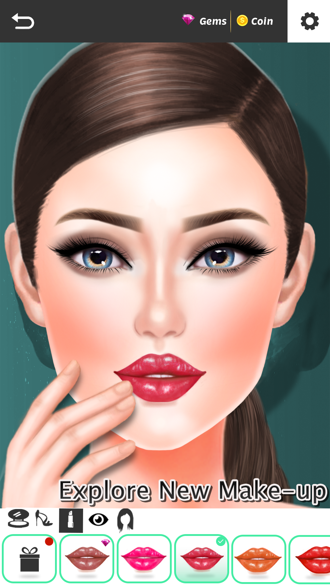 اسکرین شات 4 بازی Dress up Games : Make Up Games