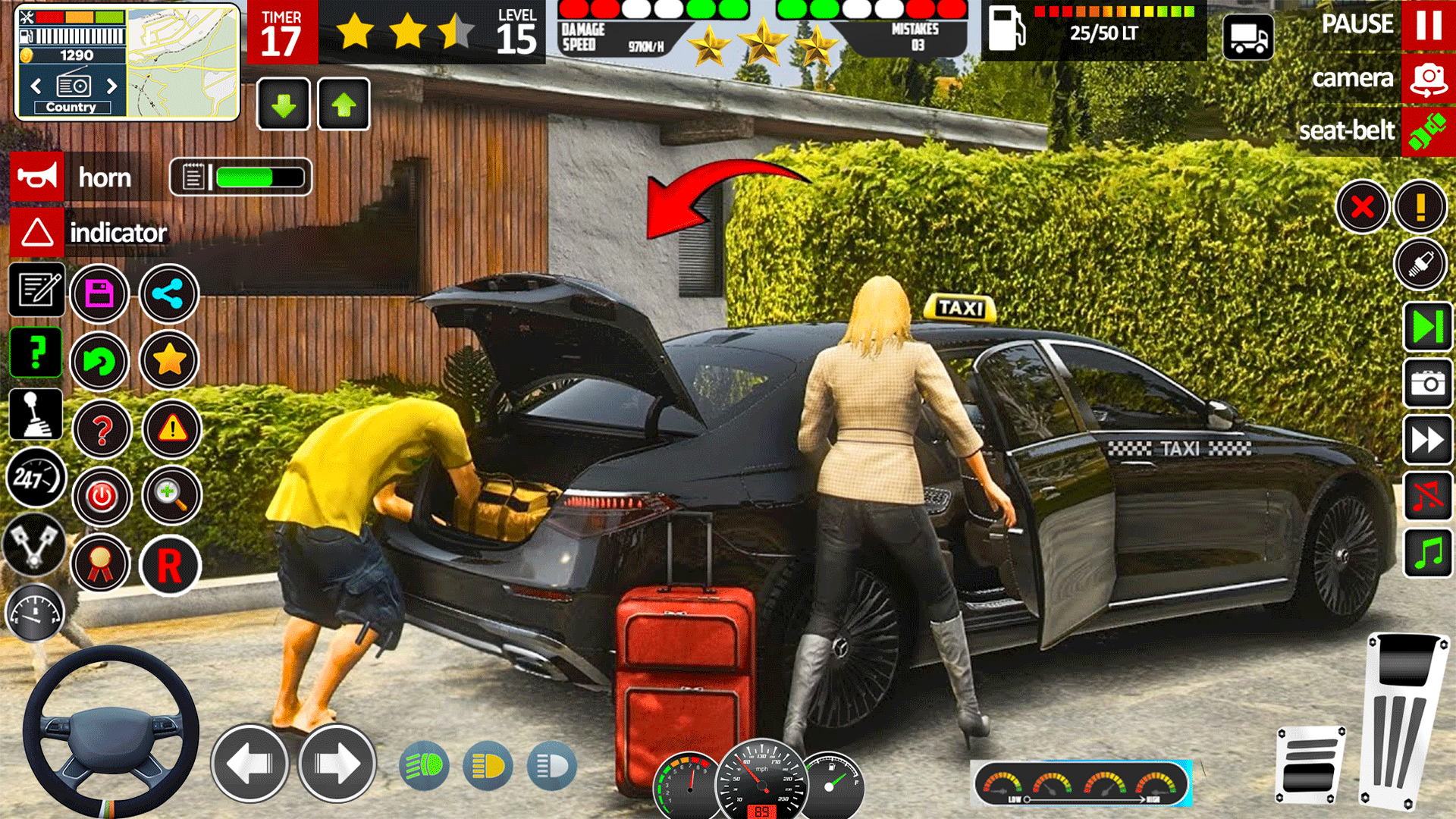 اسکرین شات 1 بازی City Taxi Drive: Taxi Car Game