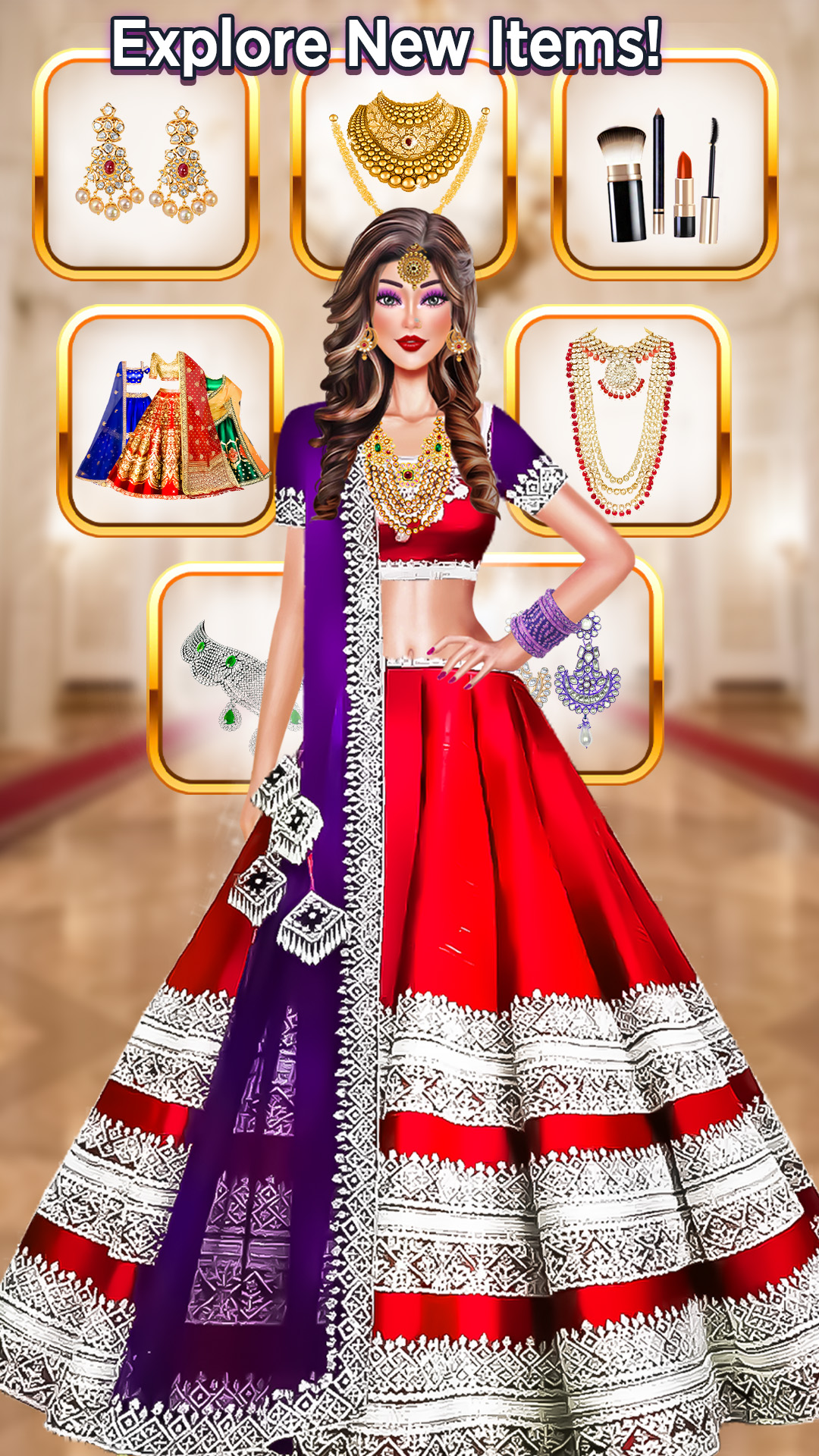 اسکرین شات 2 بازی Dress Up Game- Makeup Games