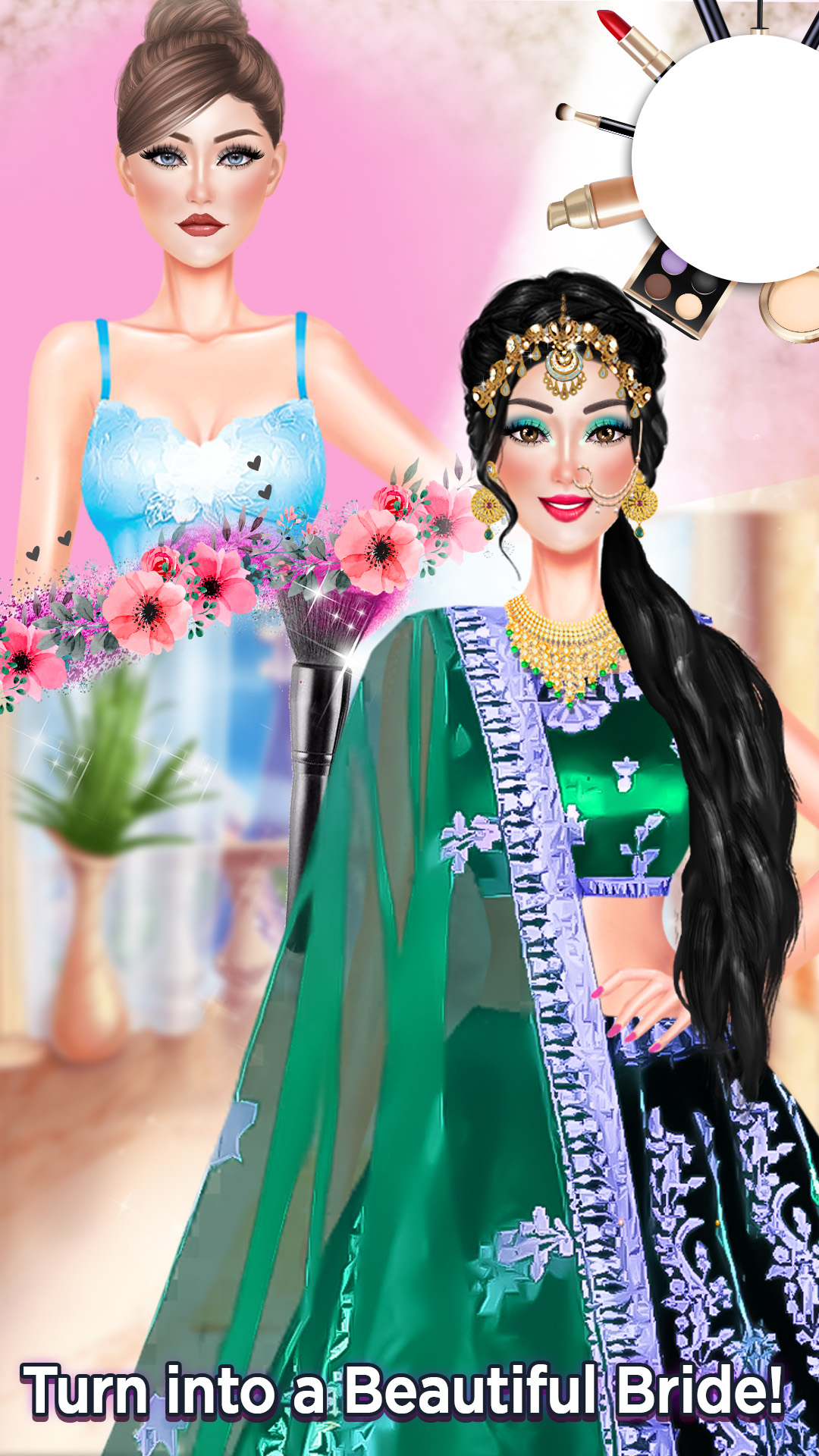 اسکرین شات 1 بازی Dress Up Game- Makeup Games