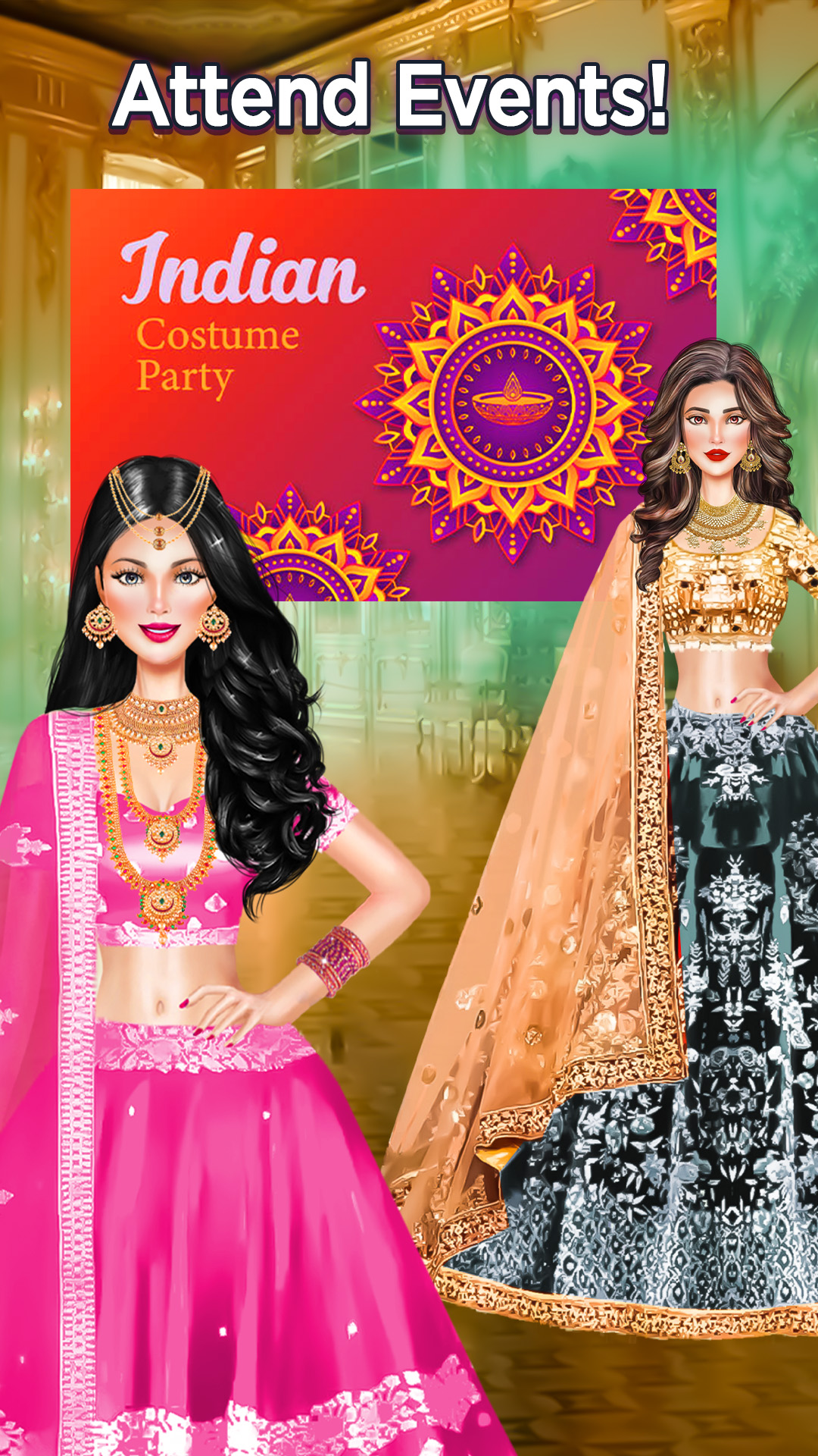 اسکرین شات 3 بازی Dress Up Game- Makeup Games