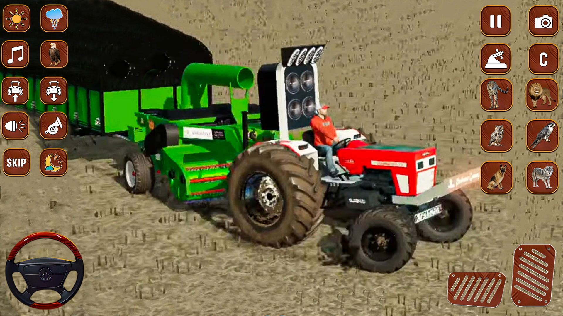 اسکرین شات 6 بازی Indian Tractor Game US Farming