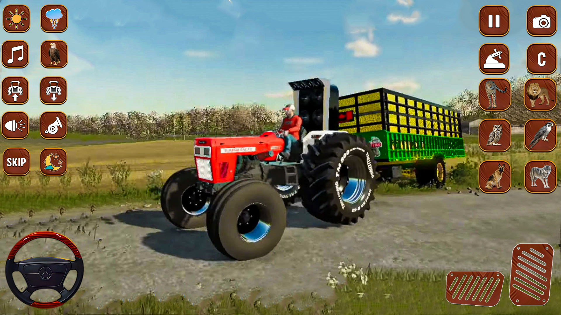 اسکرین شات 5 بازی Indian Tractor Game US Farming