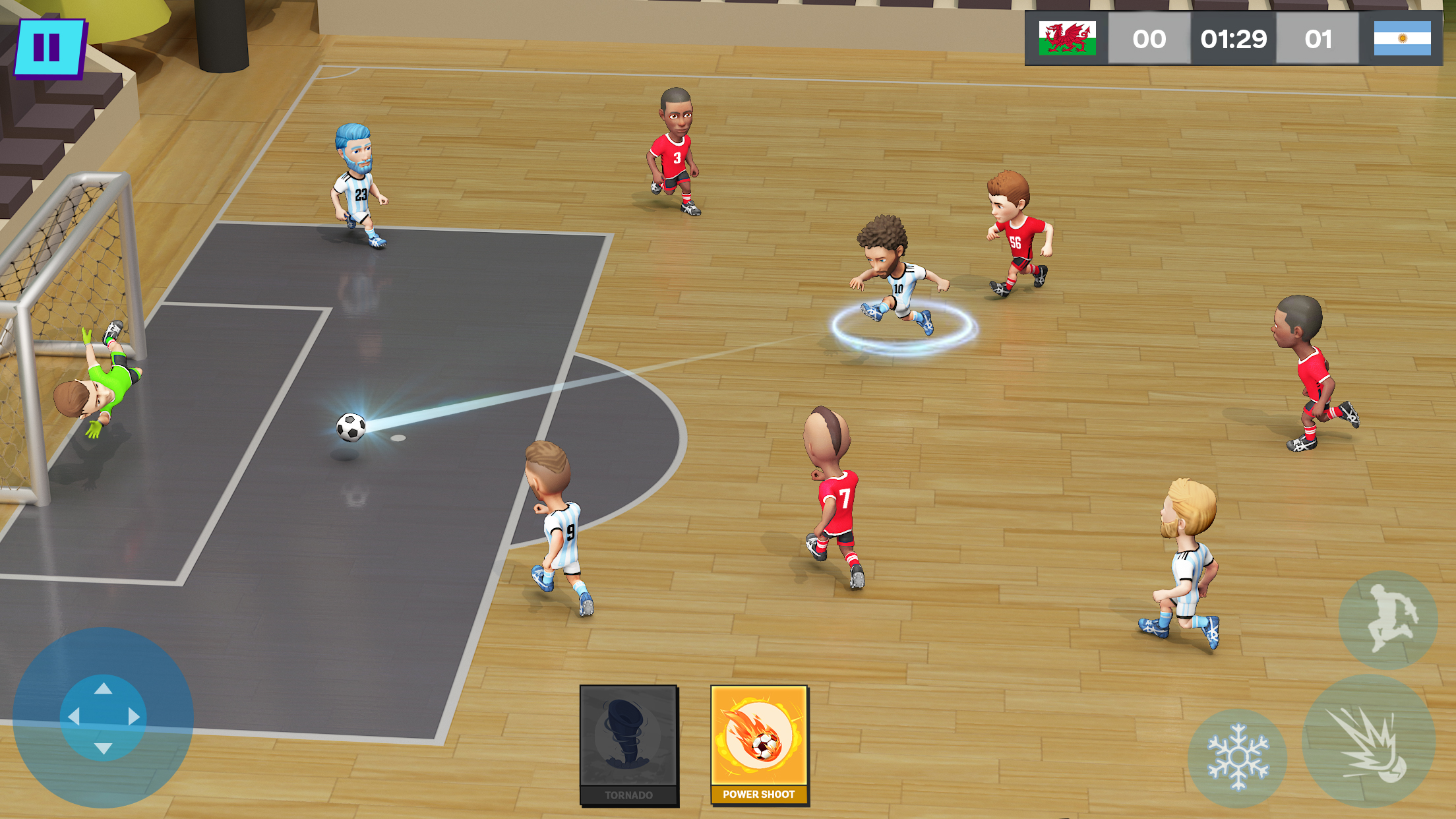 اسکرین شات 2 بازی Indoor Futsal: Mobile Soccer