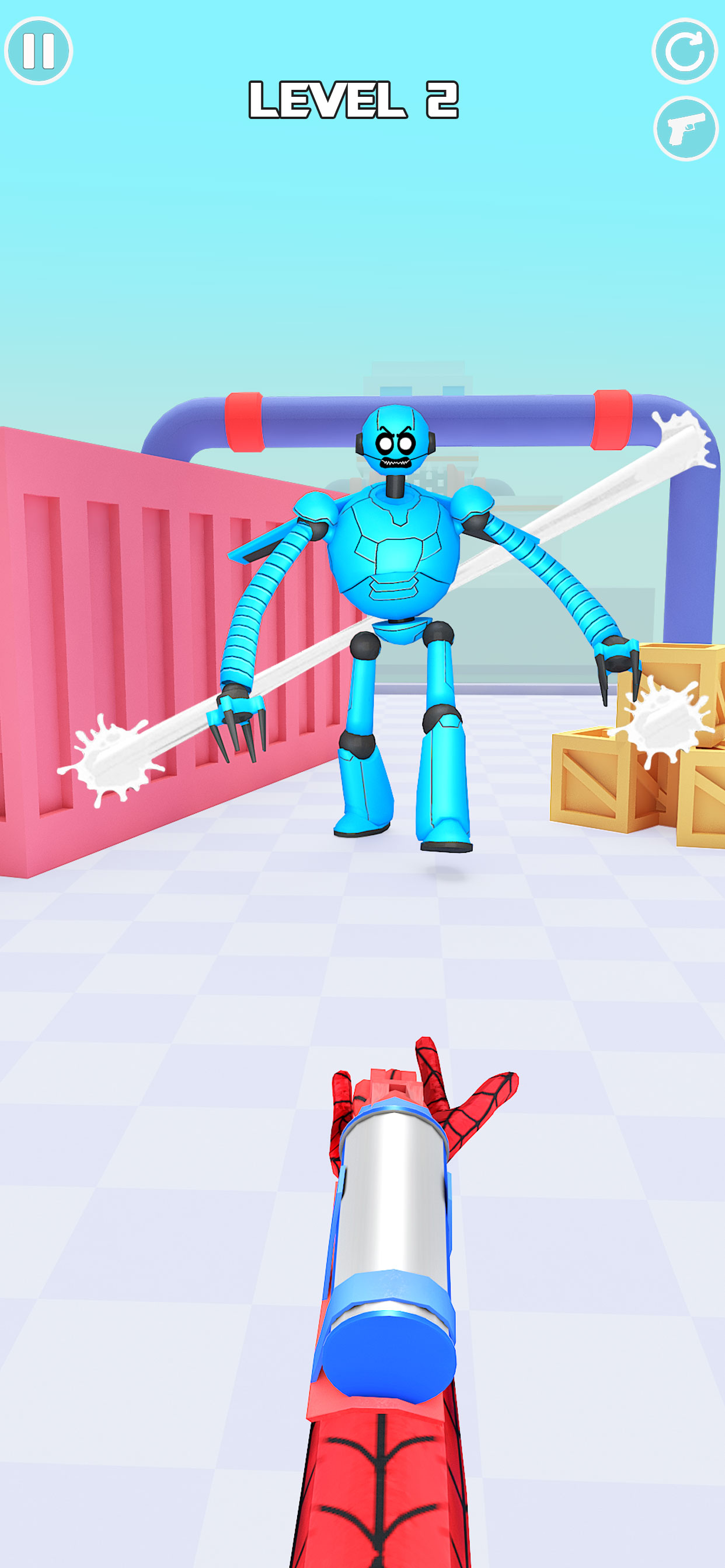 اسکرین شات 2 بازی Destroy the Bots