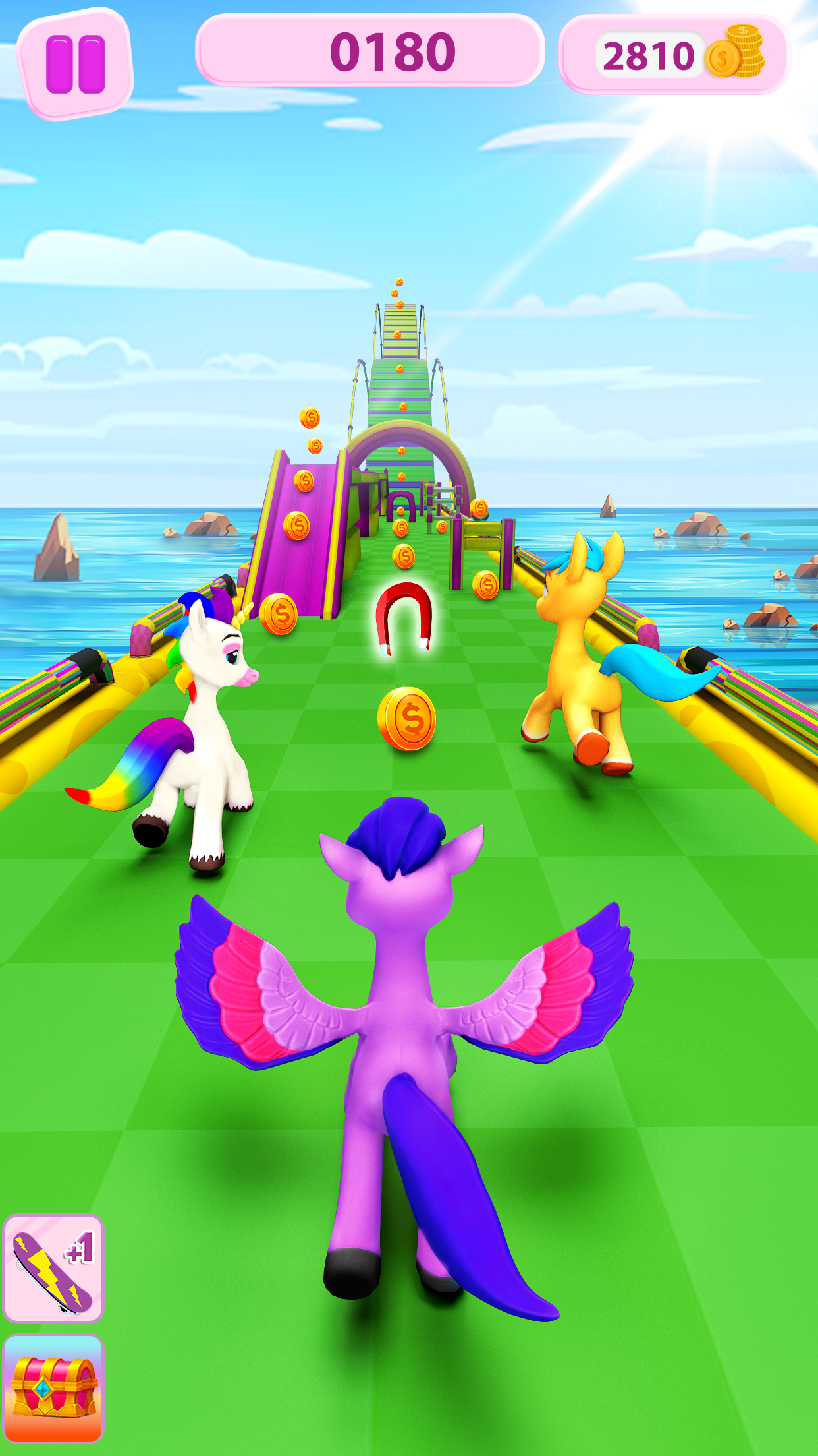 اسکرین شات 6 بازی Unicorn Fun: Endless Run Game