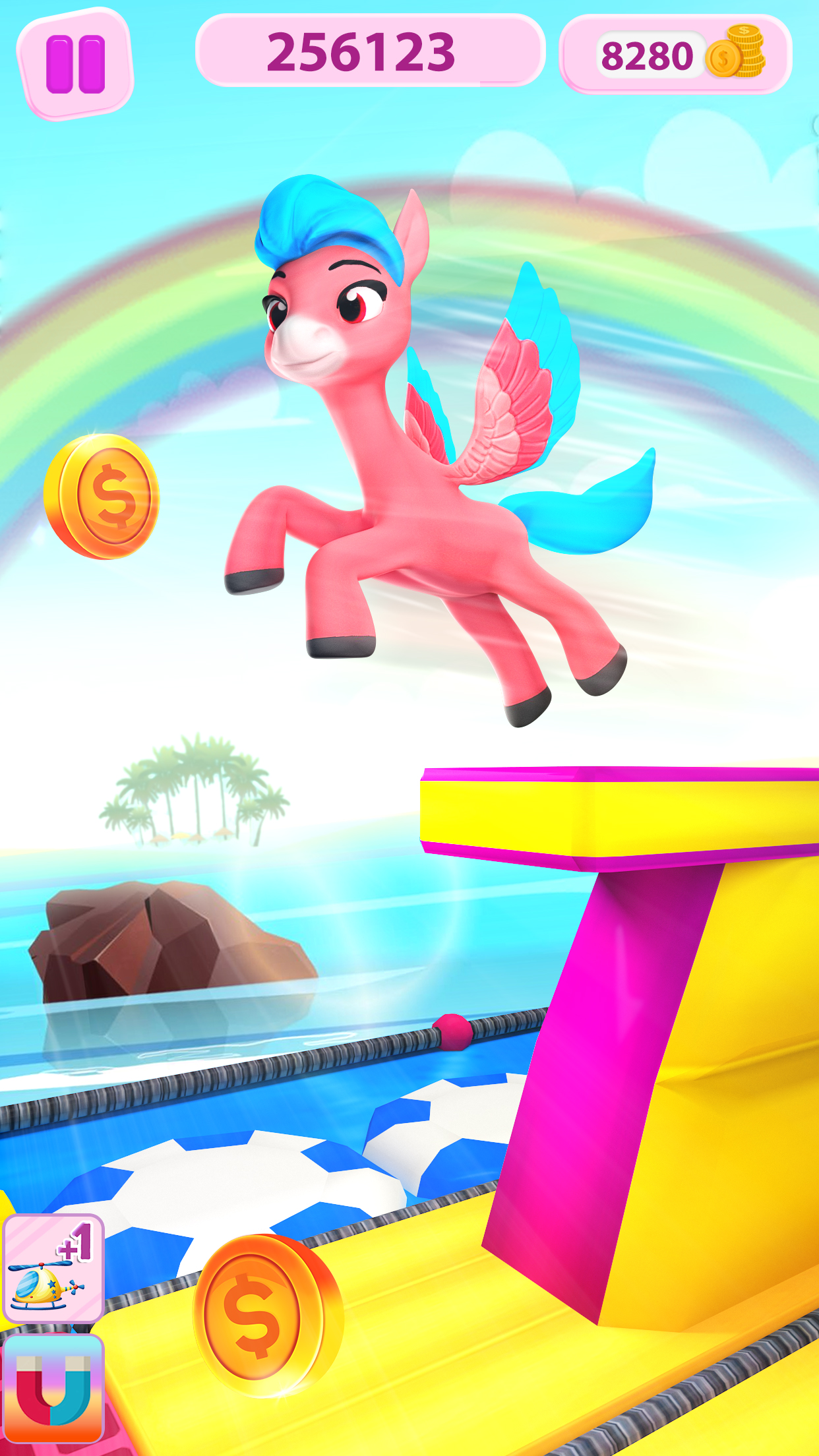 اسکرین شات 4 بازی Unicorn Fun: Endless Run Game