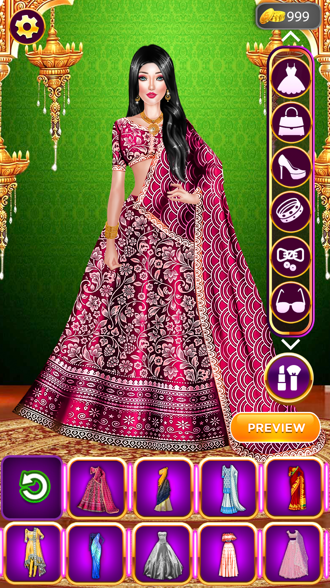 اسکرین شات 2 بازی Dress Up Game-Make Up games