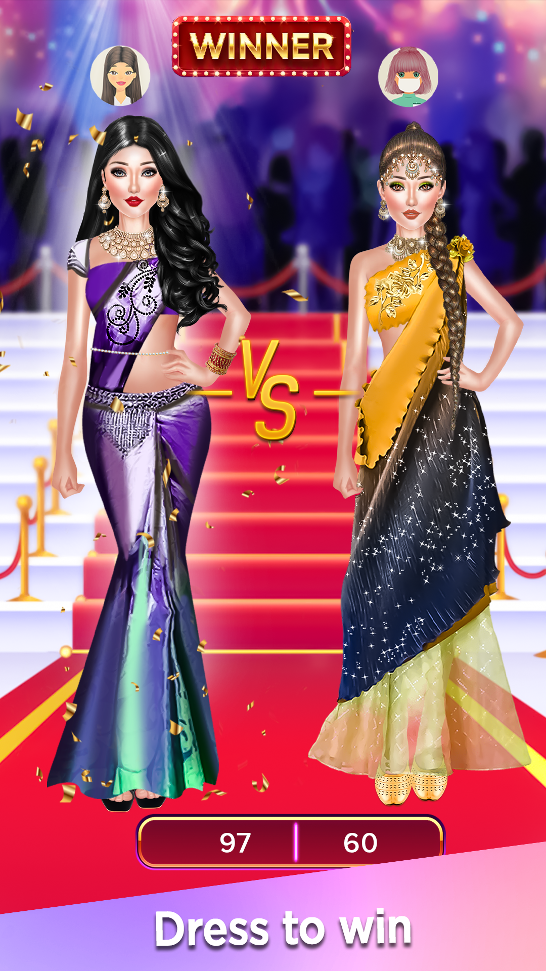 اسکرین شات 1 بازی Dress Up Game-Make Up games