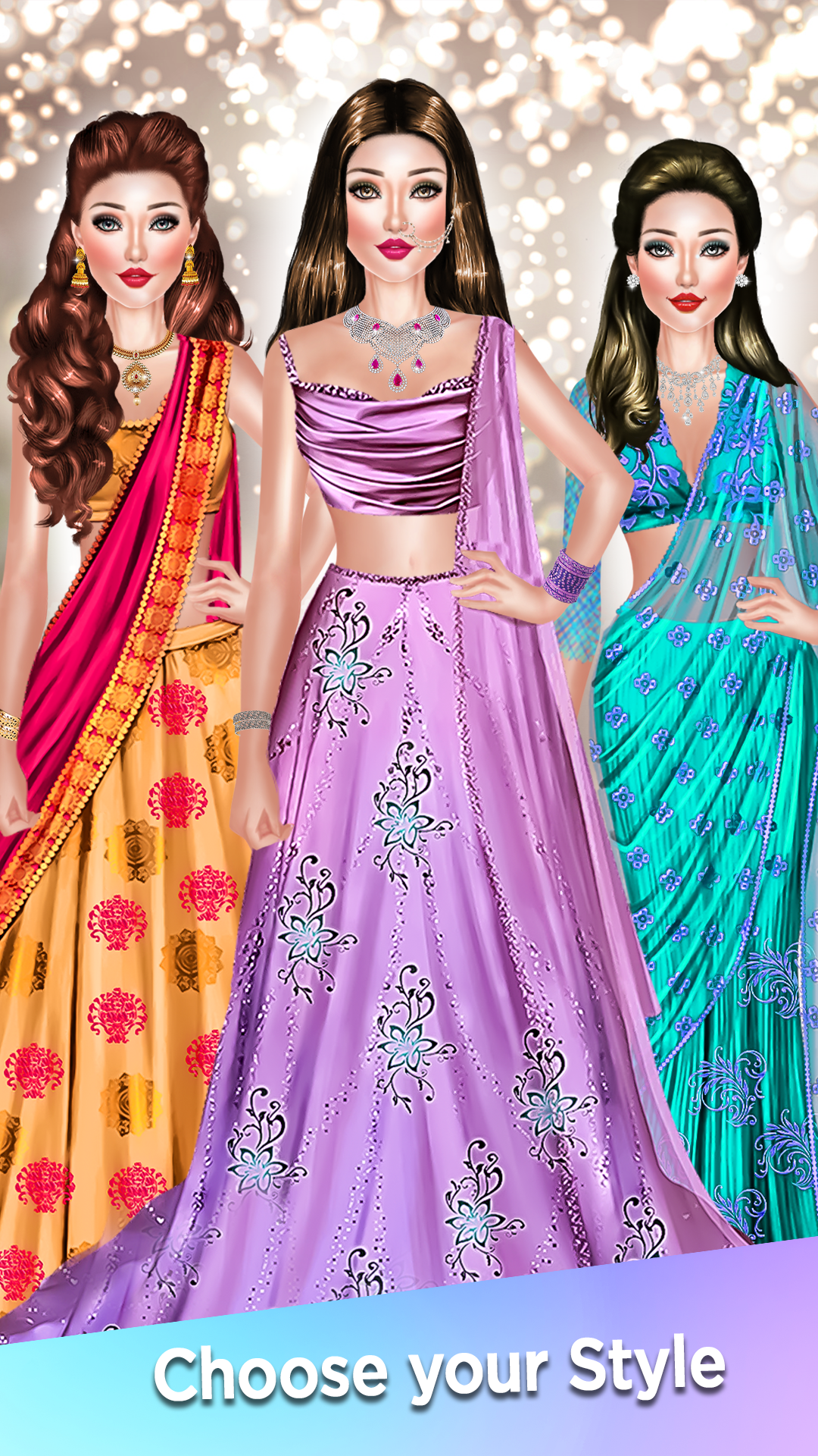 اسکرین شات 3 بازی Dress Up Game-Make Up games