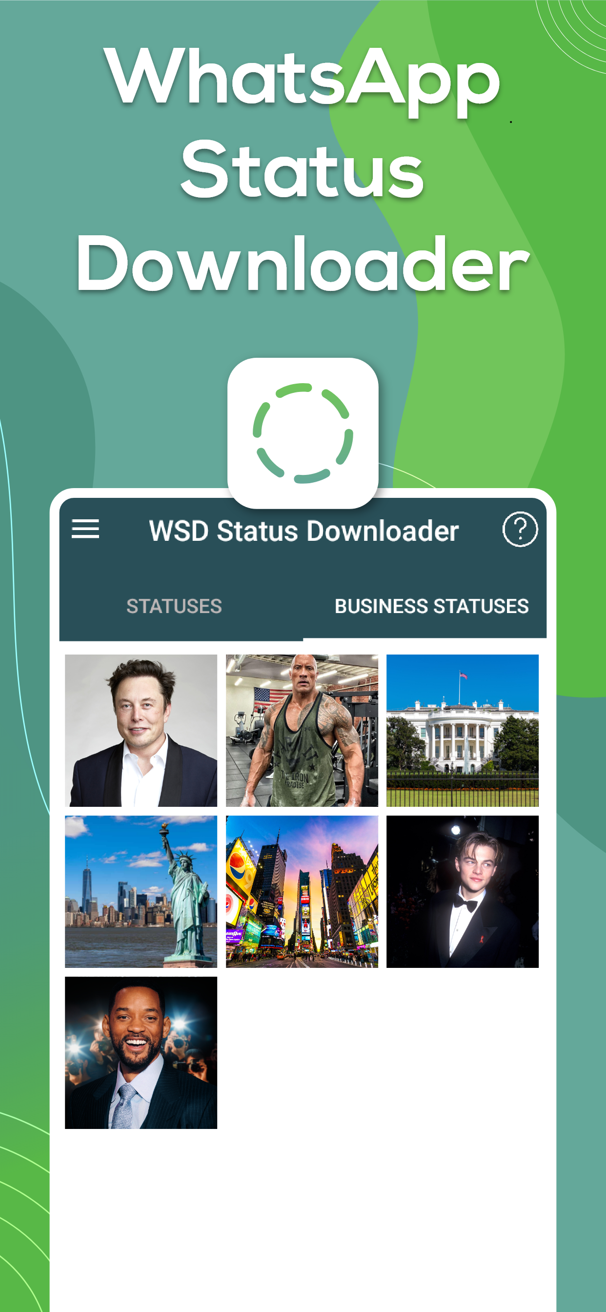 اسکرین شات 1 برنامه Status Downloader for Whatsapp