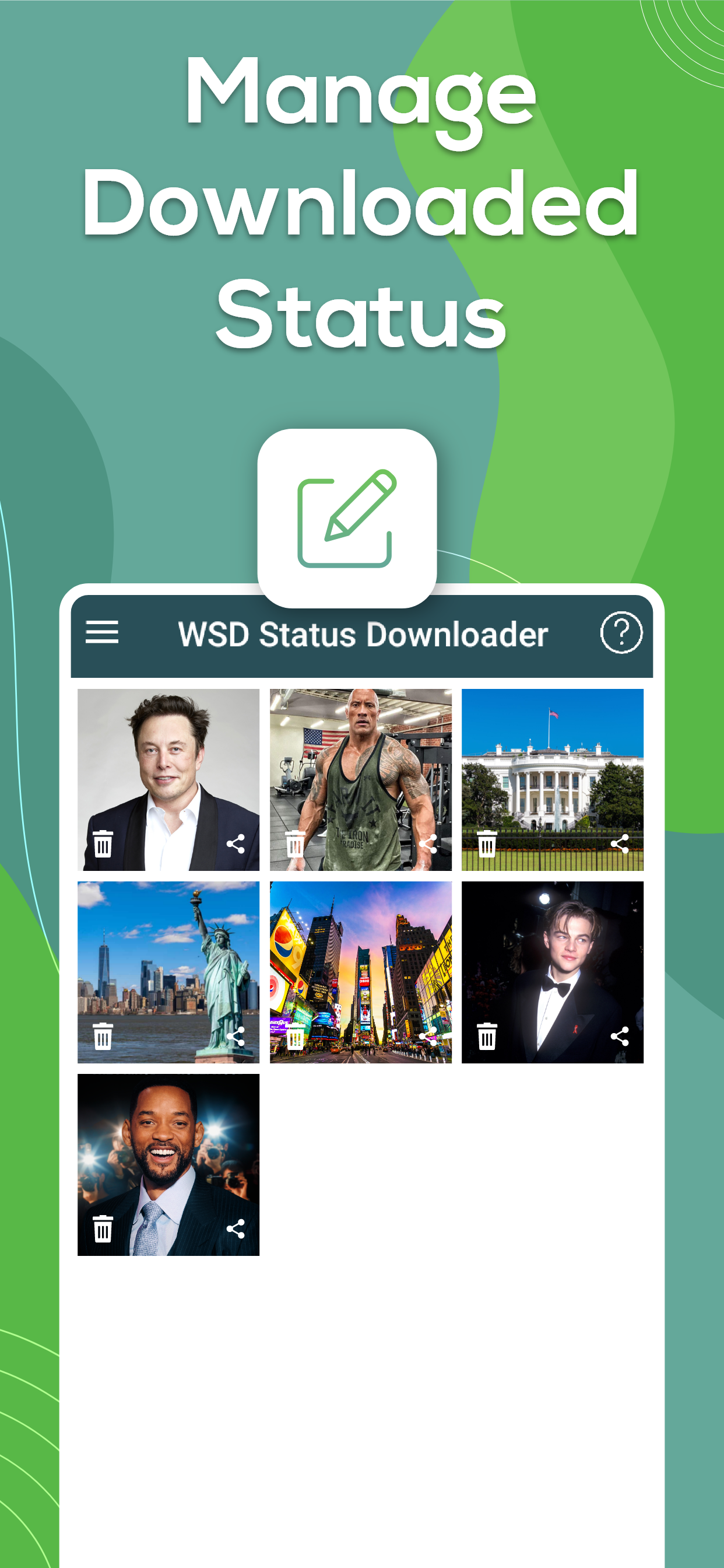 اسکرین شات 6 برنامه Status Downloader for Whatsapp