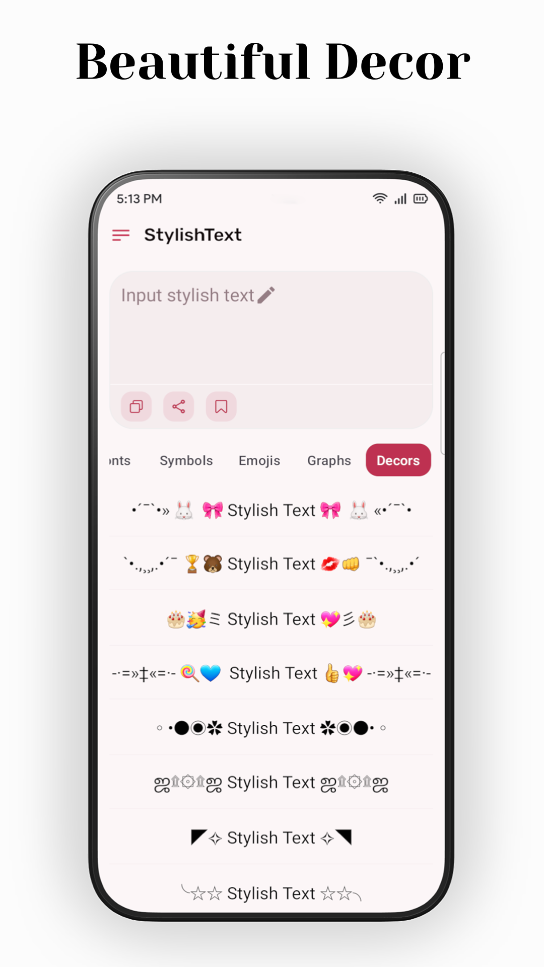 اسکرین شات 8 برنامه Stylish Text - Letter Fonts