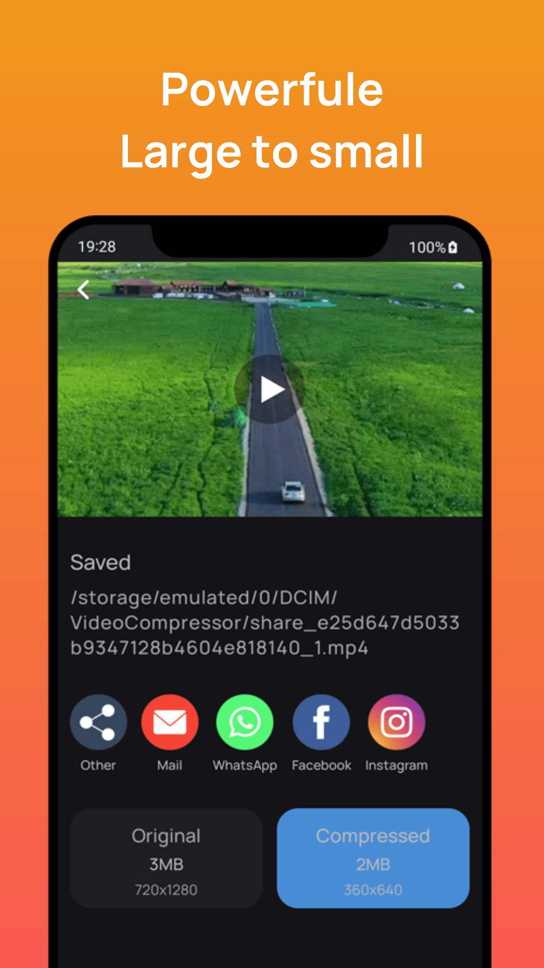 اسکرین شات 5 برنامه Video Compressor