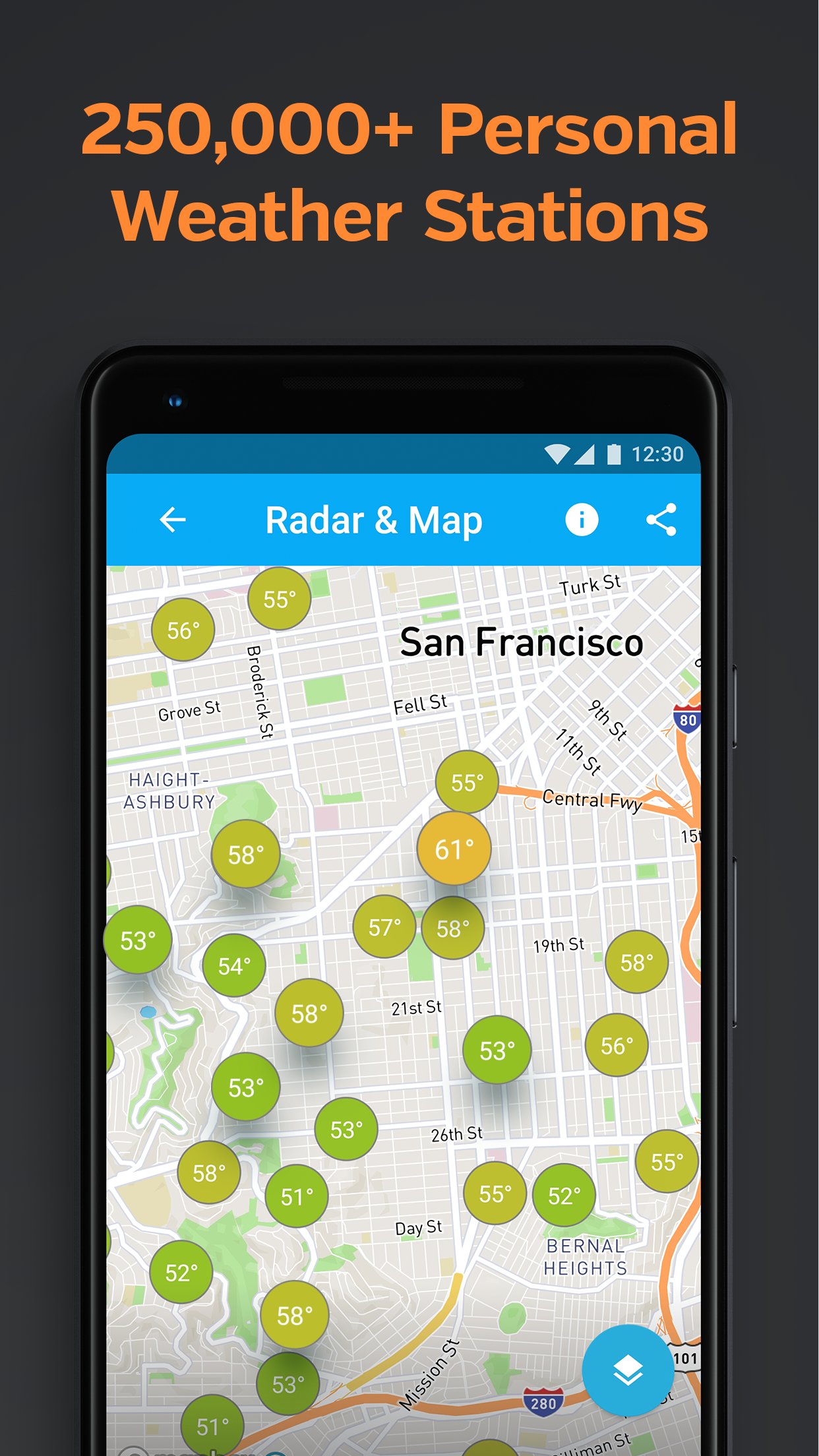 اسکرین شات 5 برنامه Weather data & microclimate :