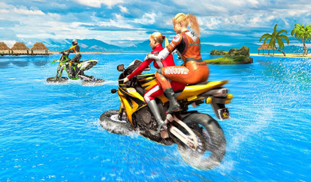 اسکرین شات 2 بازی Water Surfer Racing In Moto
