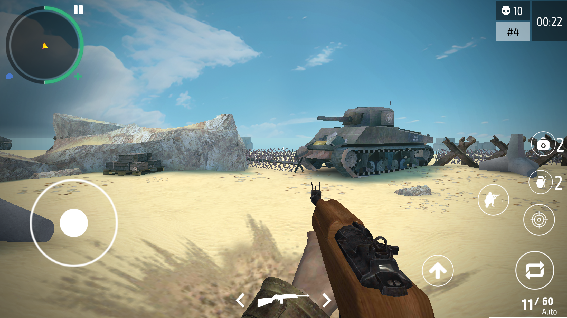 اسکرین شات 1 بازی World War 2 Blitz war games