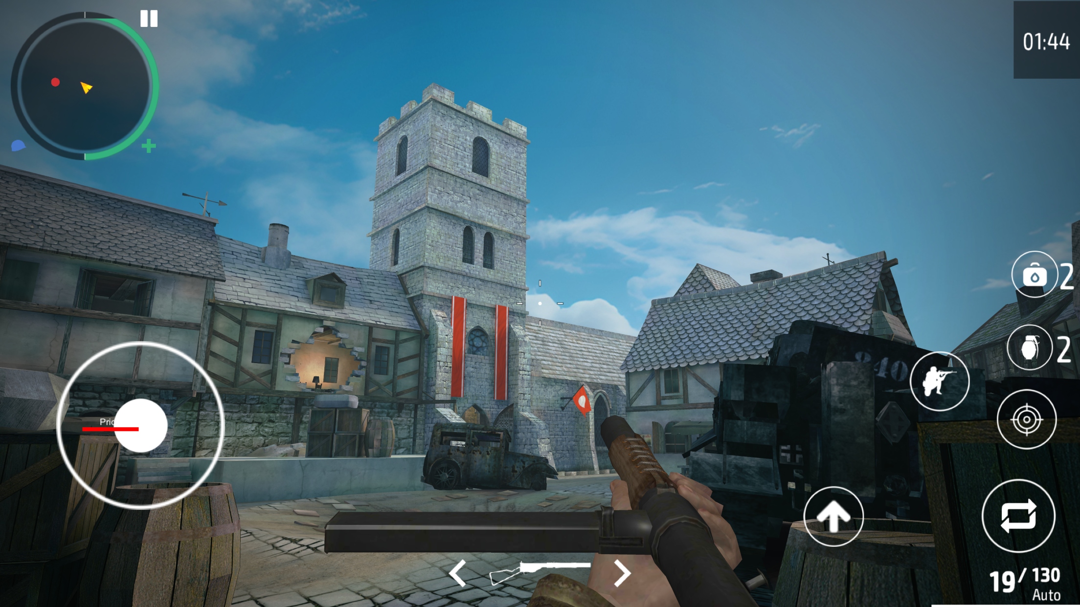 اسکرین شات 4 بازی World War 2 Blitz war games
