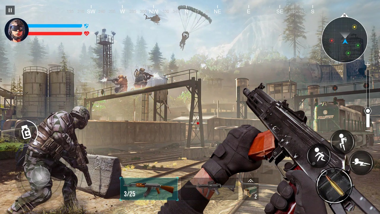 اسکرین شات 1 بازی Call of Warfare FPS War Game